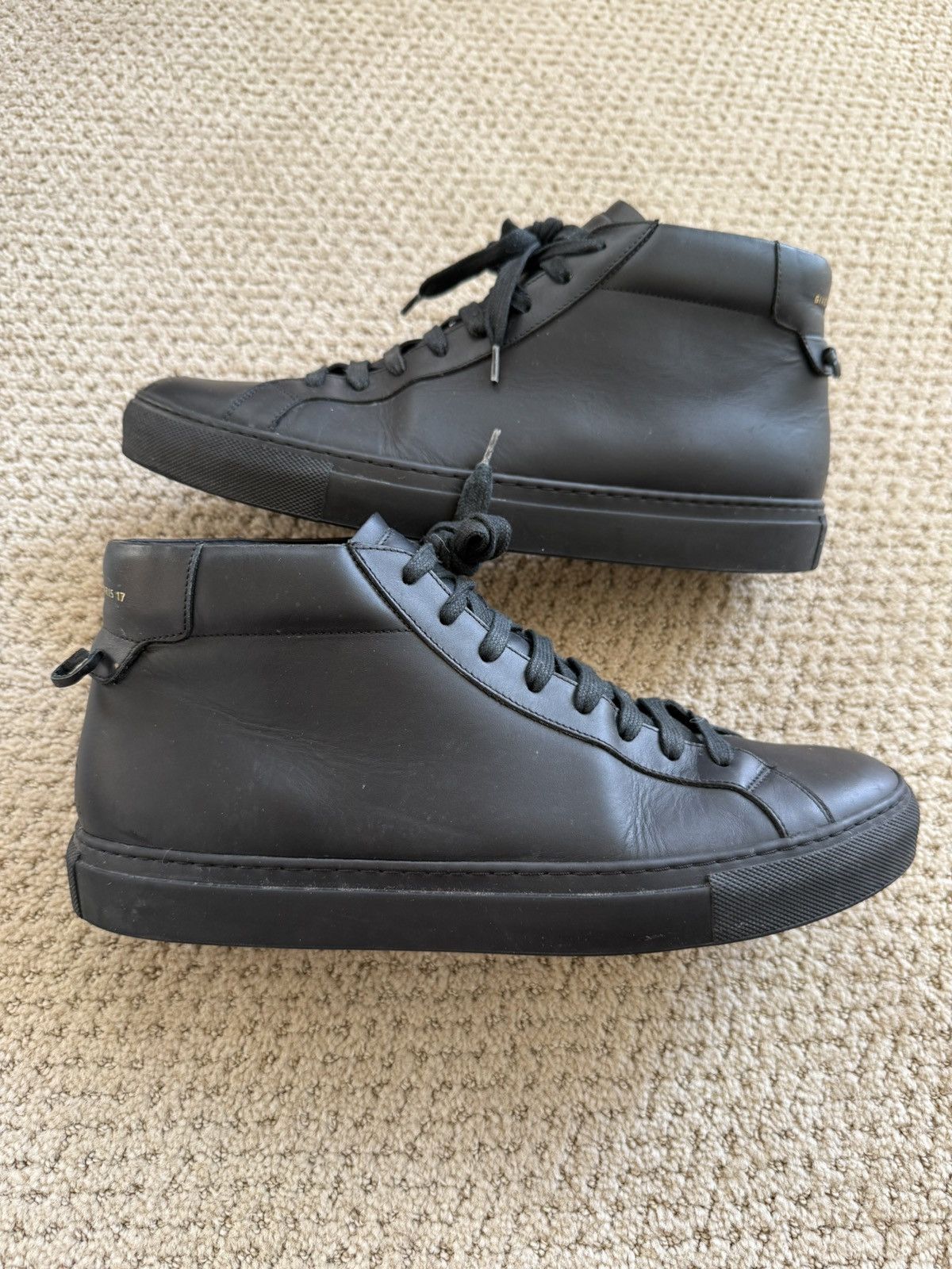 Givenchy ***RARE GIVENCHY LEATHER HIGHTOP SNEAKERS Size US 10 / EU 43 - 1 Thumbnail