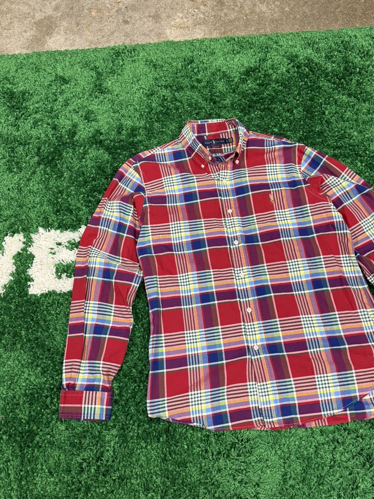 Polo Ralph Lauren Polo Ralph Lauren Plaid Flannel Logo Shirt PRL Large Size US L / EU 52-54 / 3 - 2 Thumbnail