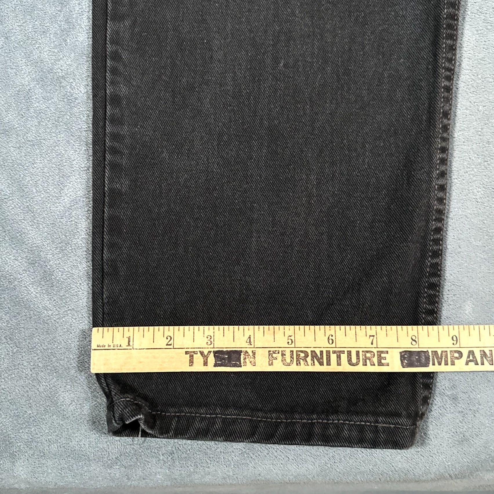 Levi's Levi's 550 Jeans Vintage Relaxed Fit Tapered Leg Denim Black 34x33 USA 90s Y2K 5-Pocket Design Men Size US 34 / EU 50 - 3 Thumbnail
