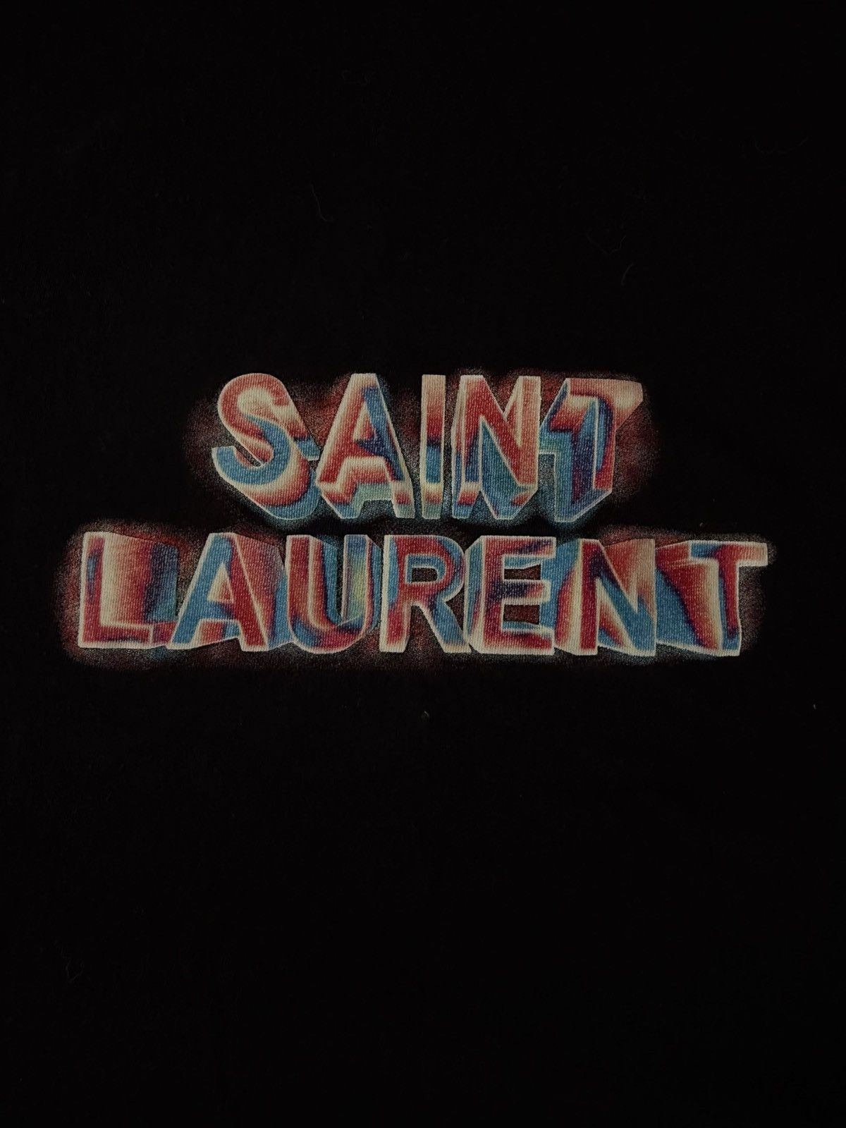 Saint Laurent Paris Saint Laurent Paris Logi T-Shirt Size US XS / EU 42 / 0 - 3 Thumbnail