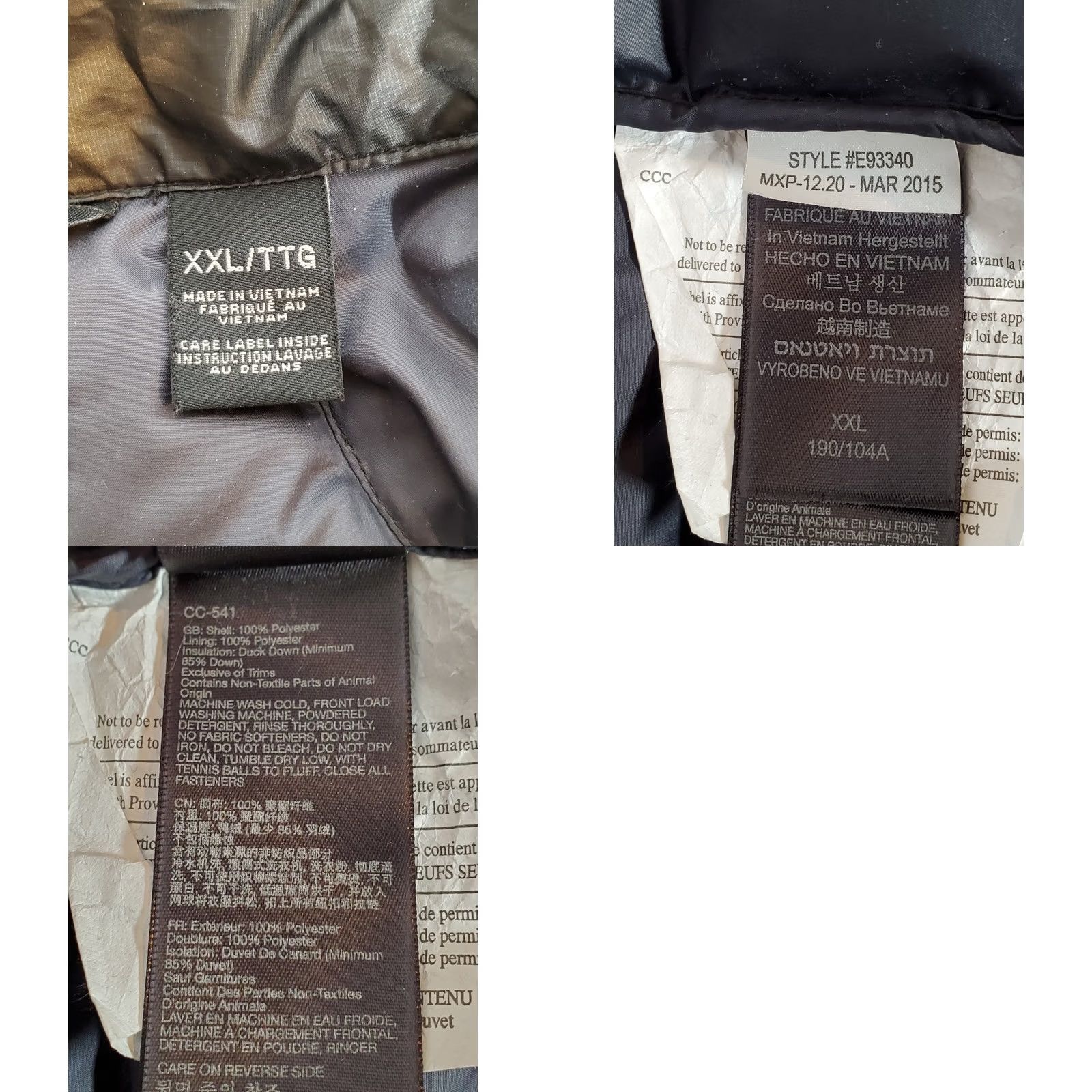 Marmot Marmot Zeus 700 Fill Down Jacket Water Resistant Lightweight Steel Onyx Men 2XL Jacket Size US XXL / EU 58 / 5 - 8 Thumbnail