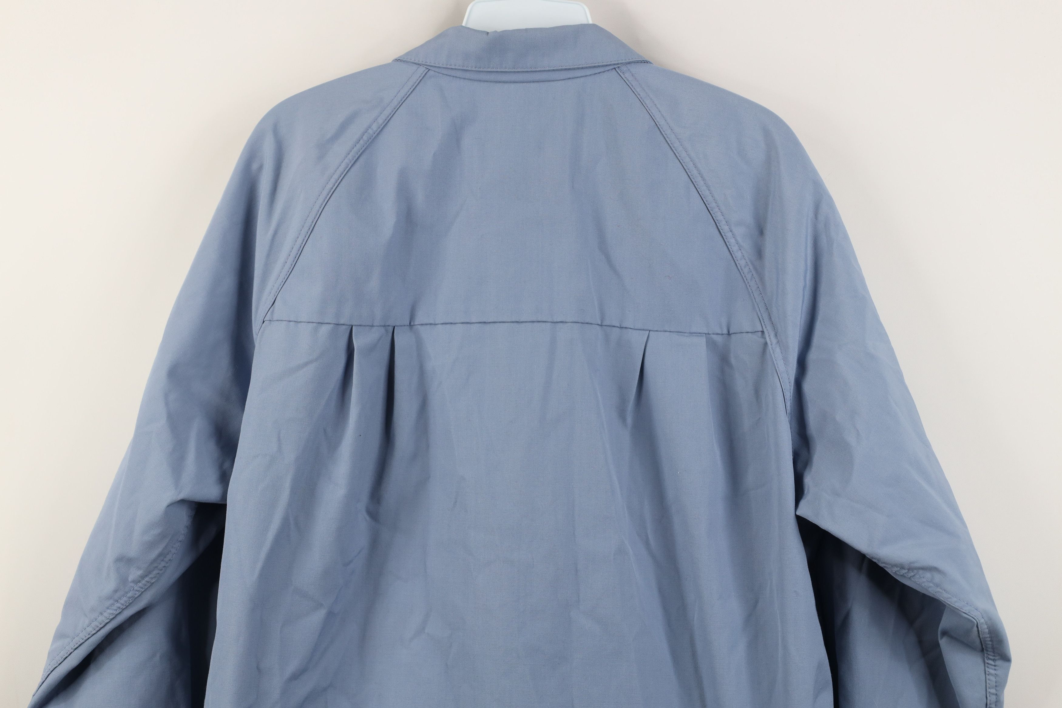 Vintage Vintage 70s Streetwear Racer Bomber Jacket Light Blue USA Size XXL / US 16-18 / IT 52-54 - 15 Thumbnail