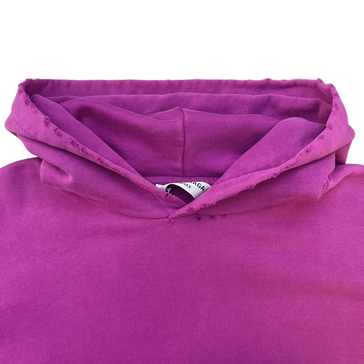 Balenciaga Balenciaga Logo Embroidered Hoodie Women's Rose Red K26WX Size L / US 10 / IT 46 - 4 Thumbnail