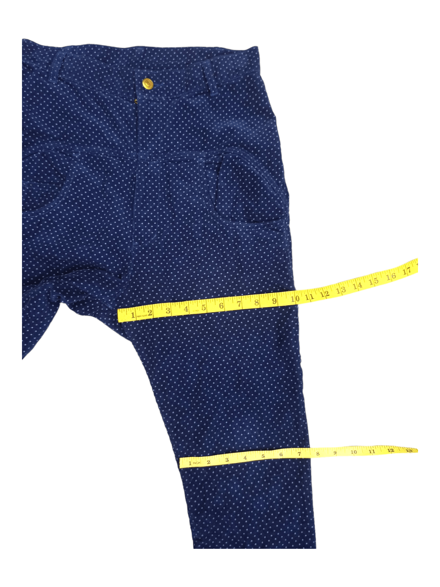 Issey Miyake Mercibeaucoup By Issey Miyake Polkadot Corduroy Pants Size US 28 / EU 44 - 18 Thumbnail