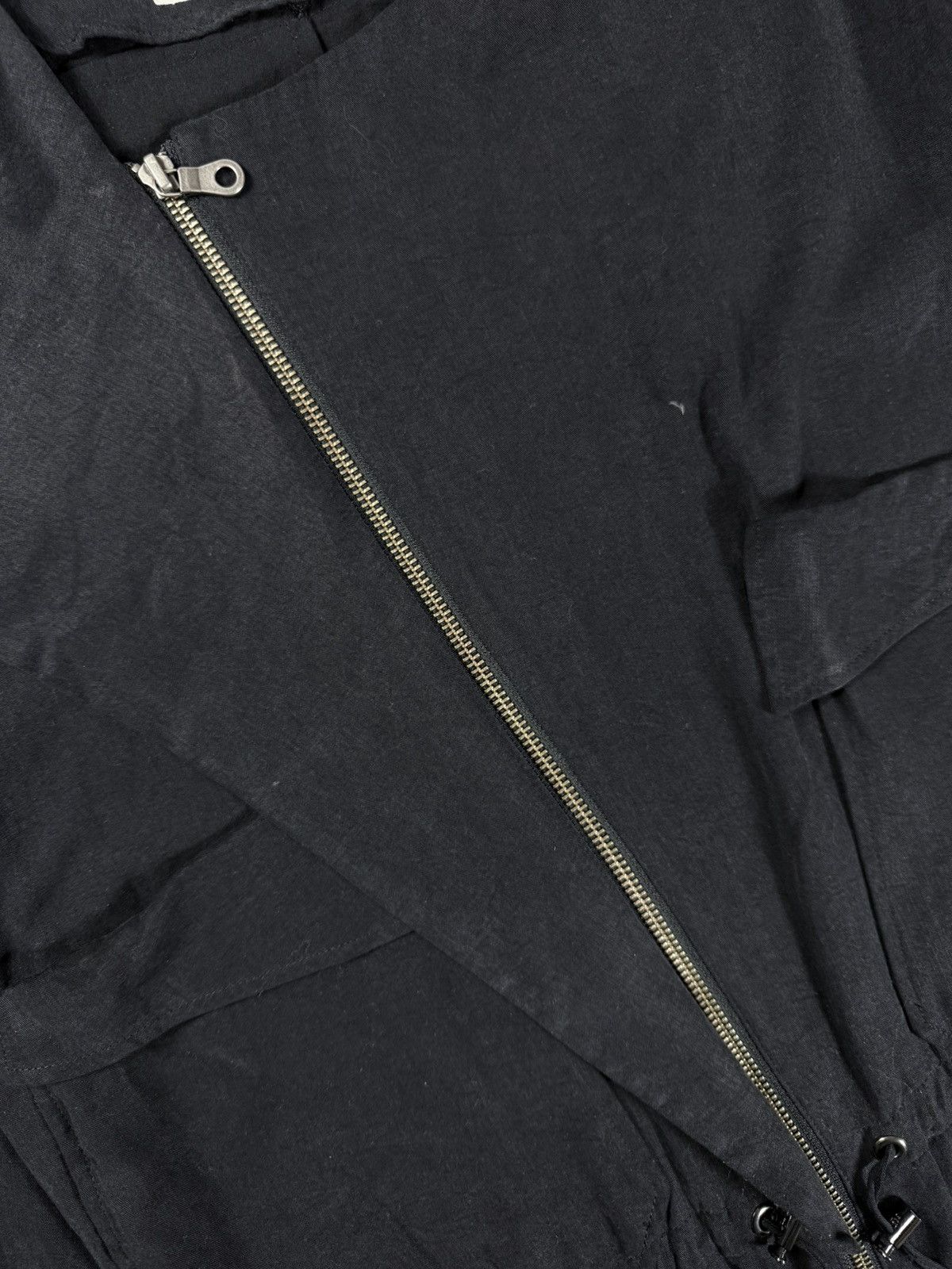 Hussein Chalayan Hussein Chalayan - 00’s Charcoal Cotton Coat Size S / US 4 / IT 40 - 5 Thumbnail