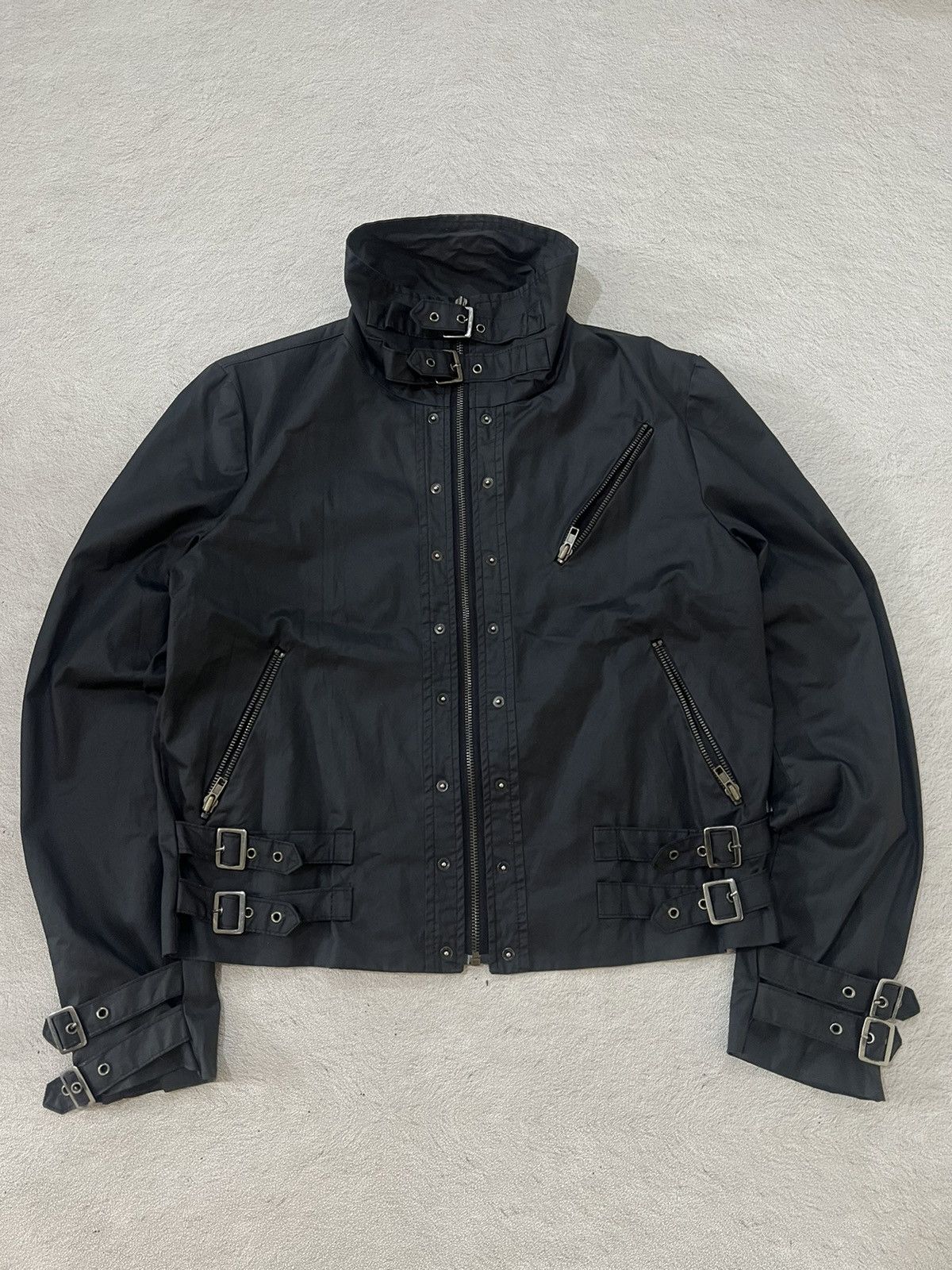 If Six Was Nine 2000s Japanese Vkei Napoleon Gimmick Bondage Biker y2k Lgb Size US M / EU 48-50 / 2 - 1 Thumbnail