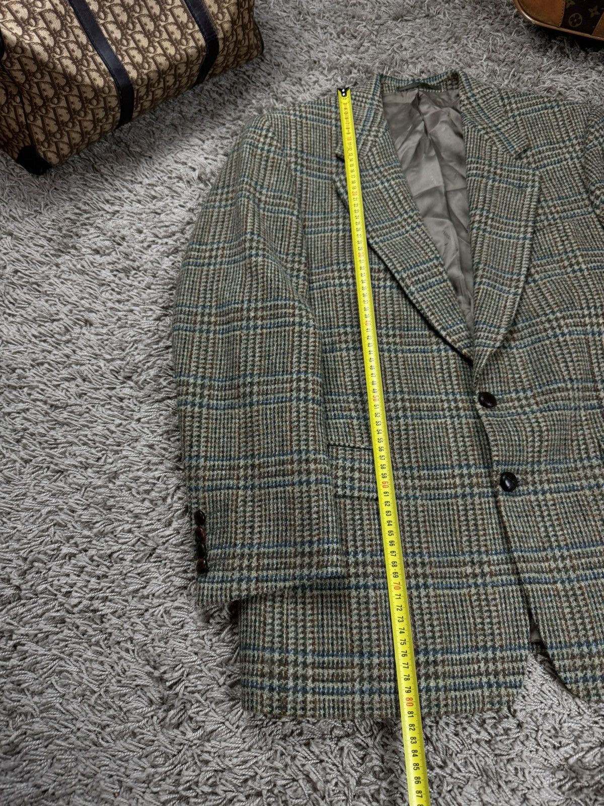 Harris Tweed × Vintage Vintage wool blazer Harris Tweed 90s original luxury item Size 48L - 6 Thumbnail
