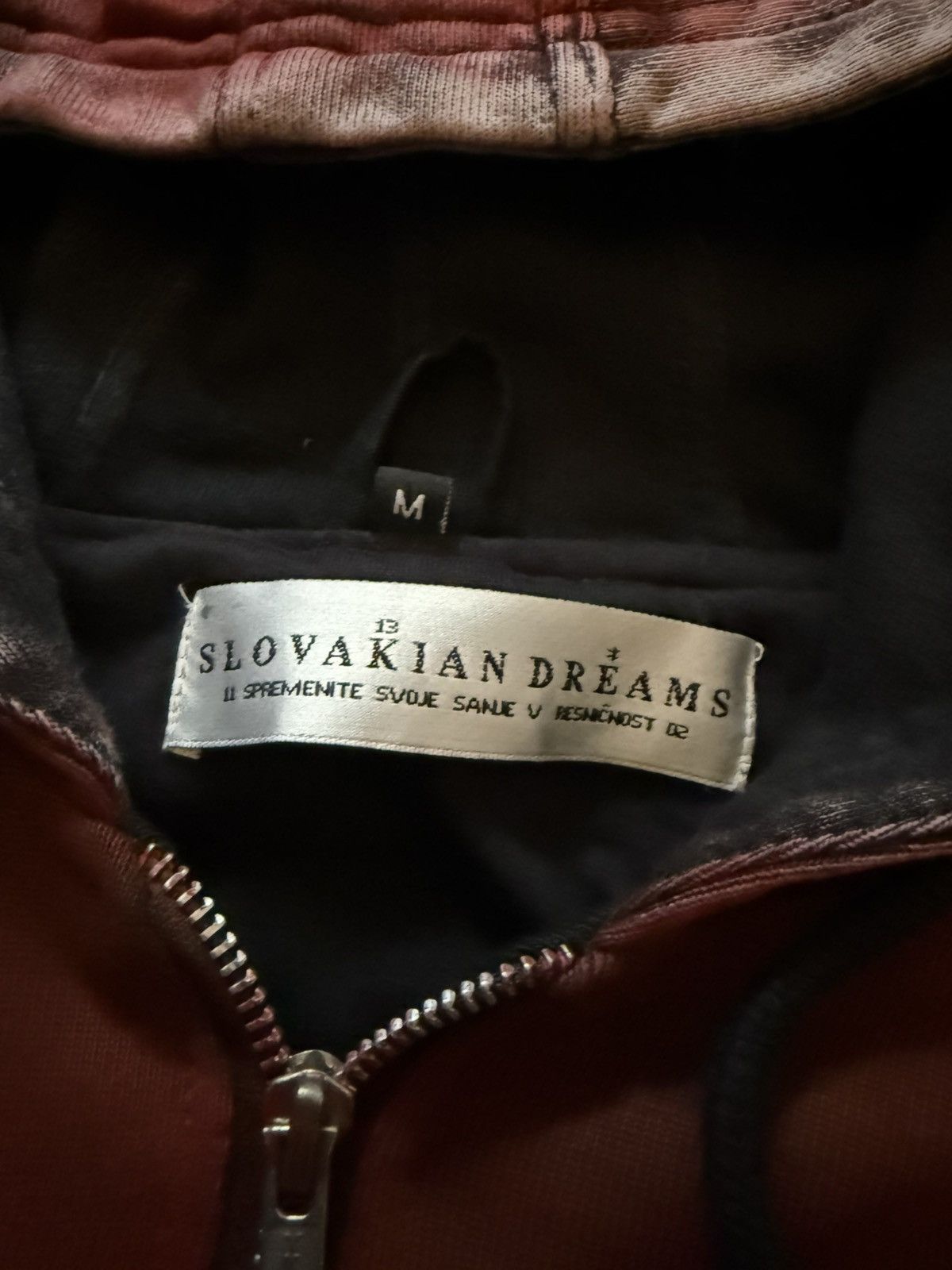 Other Slovakian Dreams Víno Red Gradient Hybrid Hoodie Size US M / EU 48-50 / 2 - 7 Thumbnail