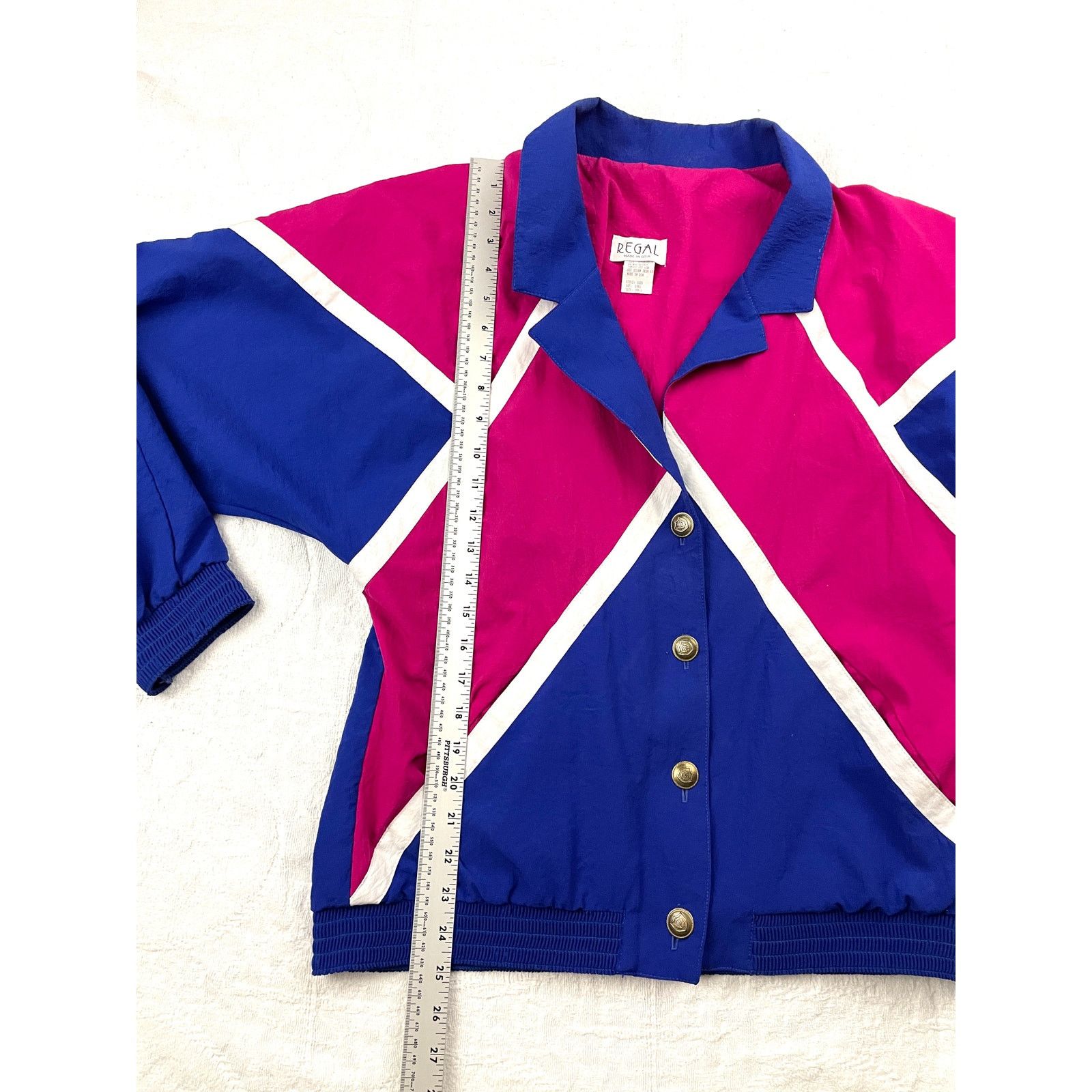 REGAL VTG Regal Windbreaker Retro Jacket Small Women's 90's Size S / US 4 / IT 40 - 7 Thumbnail