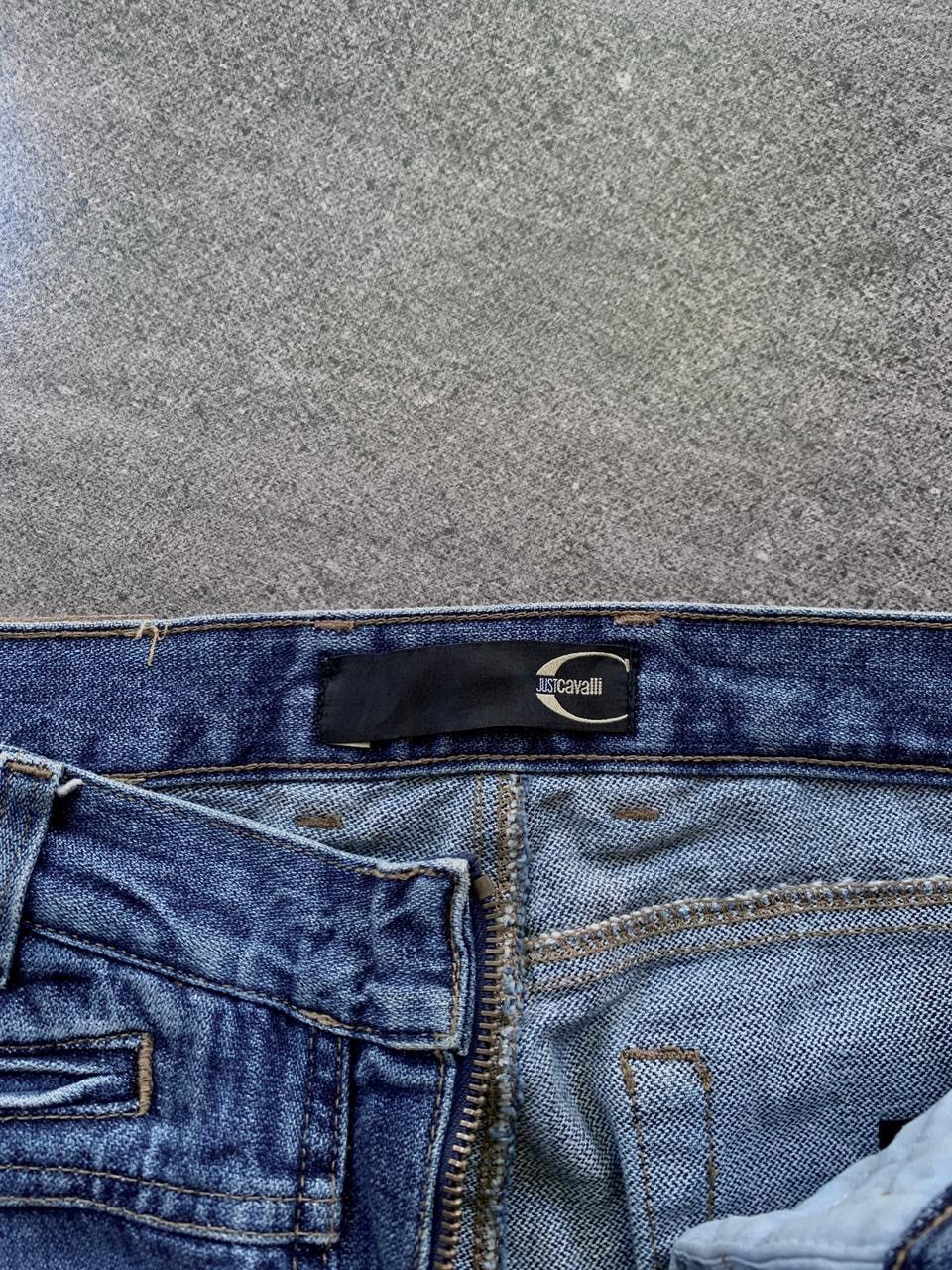 Roberto Cavalli FREE TAX! Just Cavalli Flared Denim Jeans Size US 28 / EU 44 - 8 Thumbnail