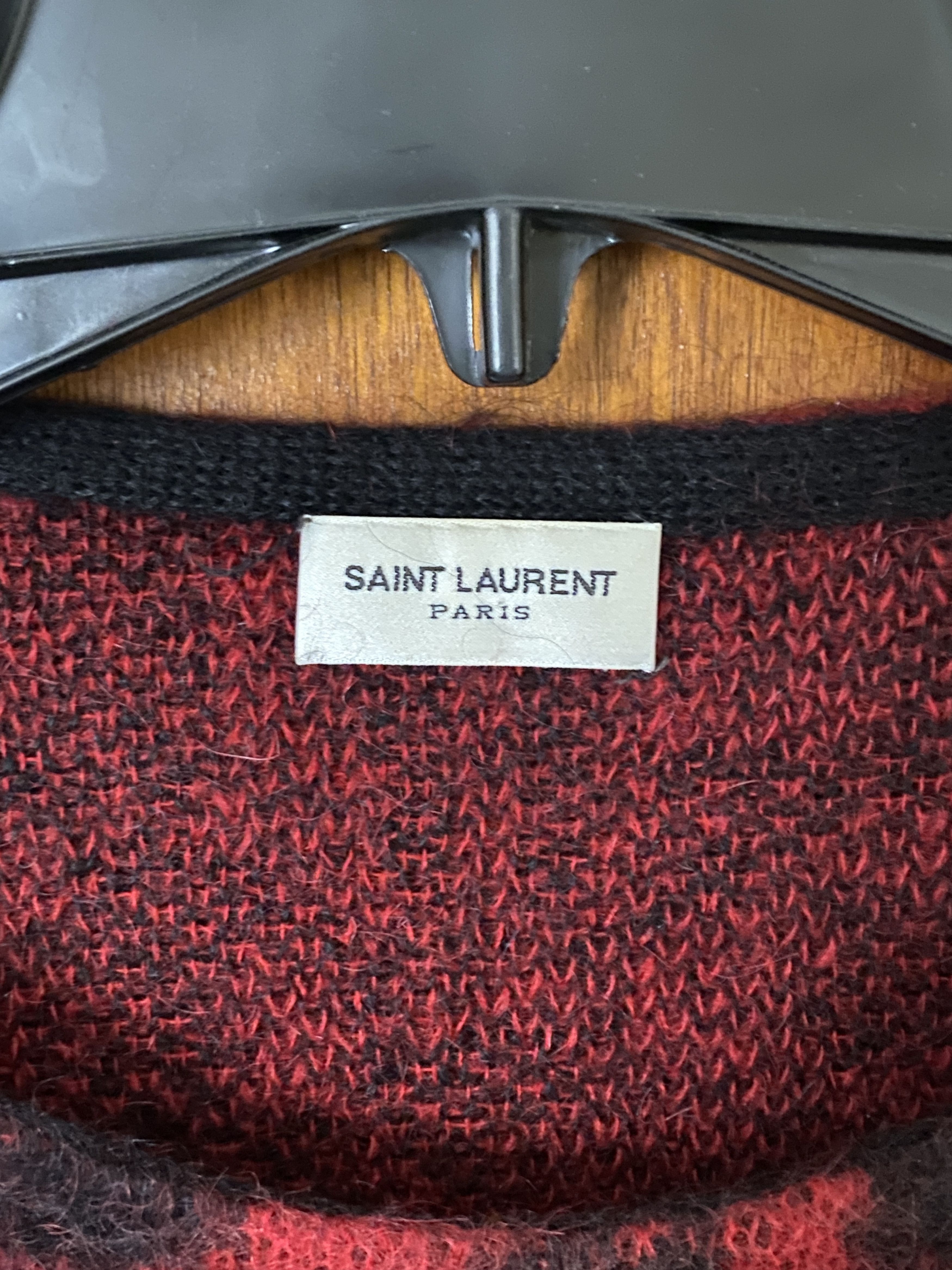 Hedi Slimane × Saint Laurent Paris Babycat Mohair Jumper Size US M / EU 48-50 / 2 - 7 Thumbnail