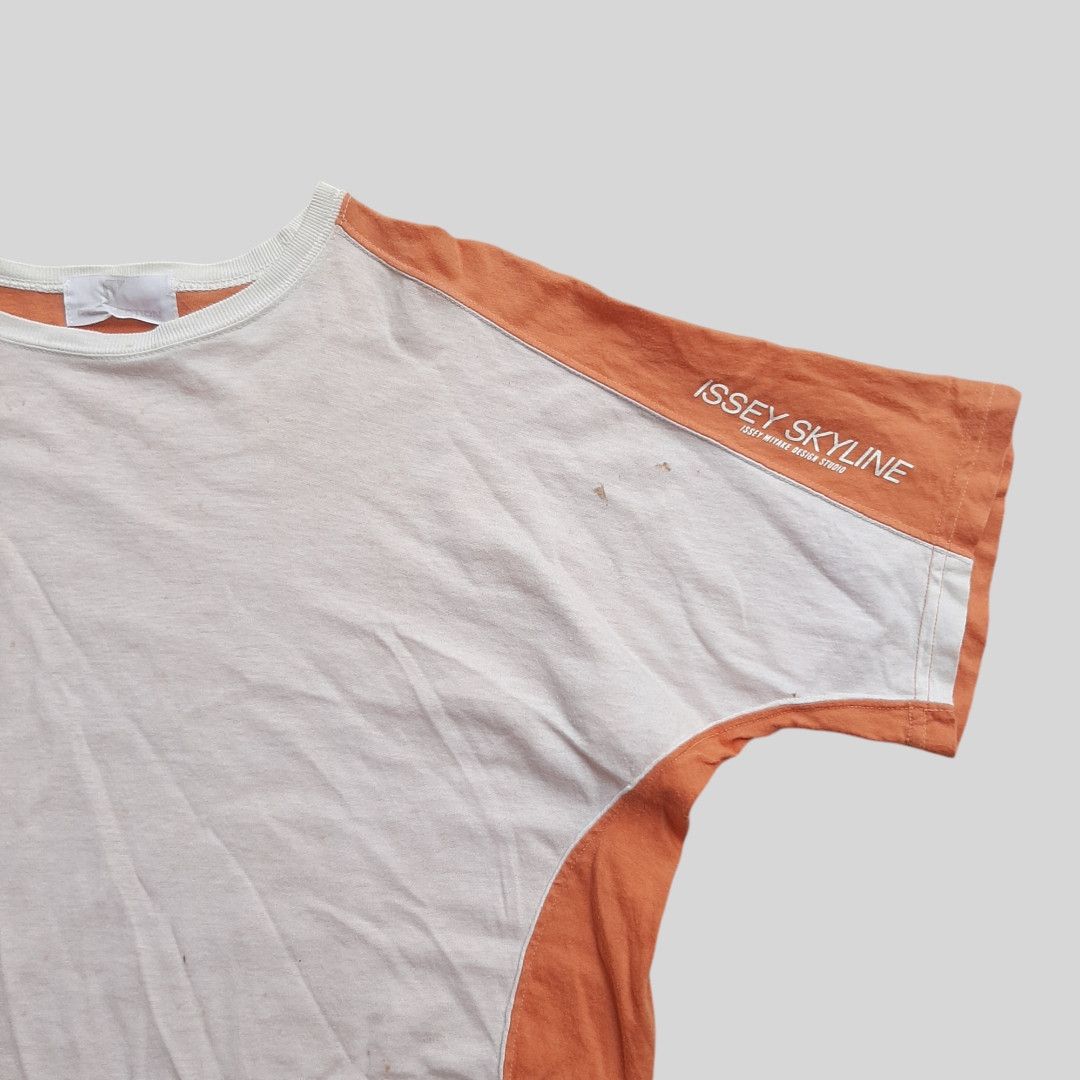 Final Home × Homme Plisse Issey Miyake × Issey Miyake Vintage 1980's Issey Skyline split tee Size US M / EU 48-50 / 2 - 2 Thumbnail