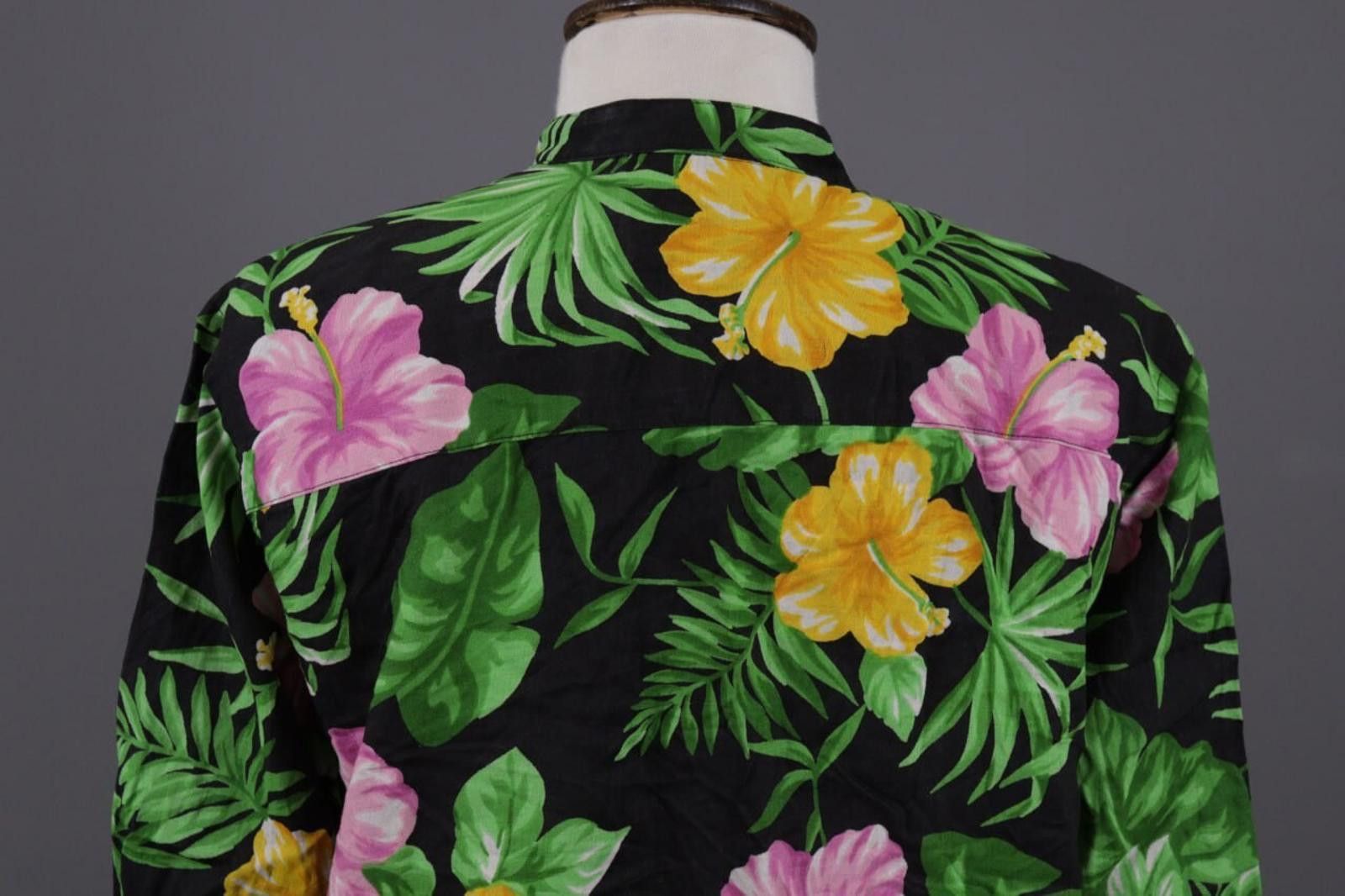 Lauren Ralph Lauren Lauren Ralph Lauren Black Linen Floral Tunic Shirt Size M Size M / US 6-8 / IT 42-44 - 12 Thumbnail