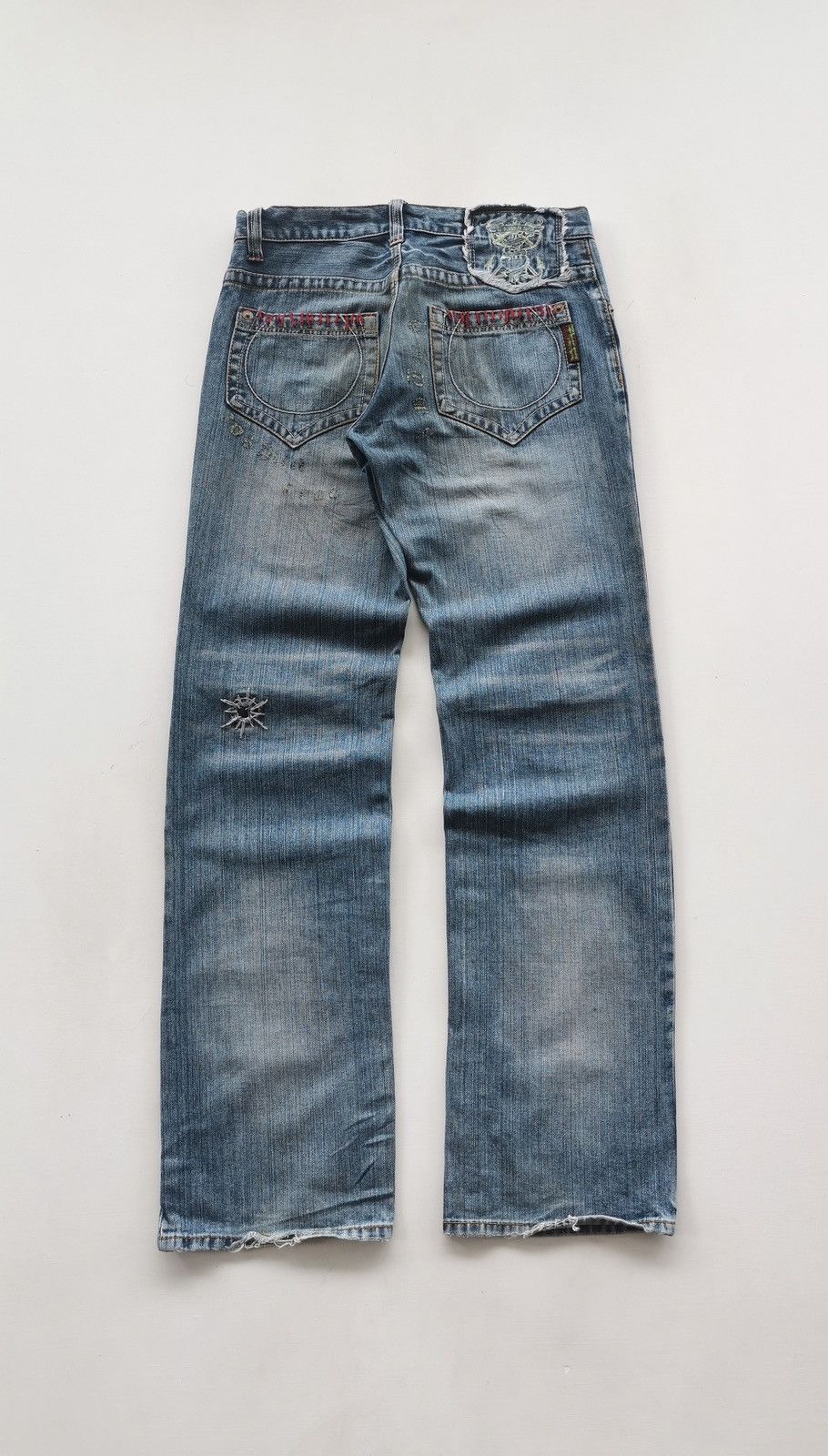291295=Homme 291295 Homme Pirates Of The Desert Denim Jeans Size US 31 - 6 Thumbnail