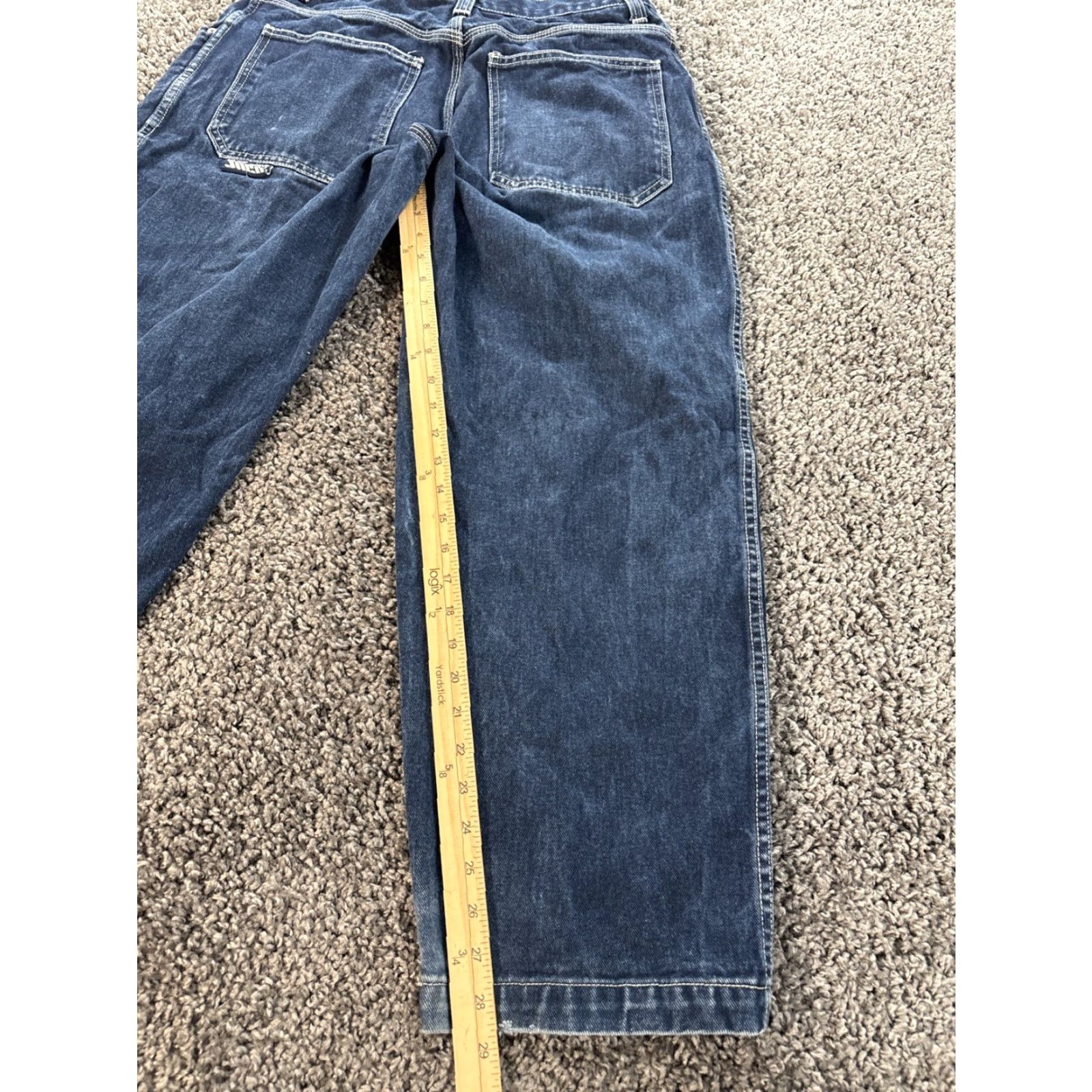 JNCO VINTAGE JNCO Jeans Mens 34x29 Deep Socket Dark Wash Baggy 90s Size US 34 / EU 50 - 2 Thumbnail