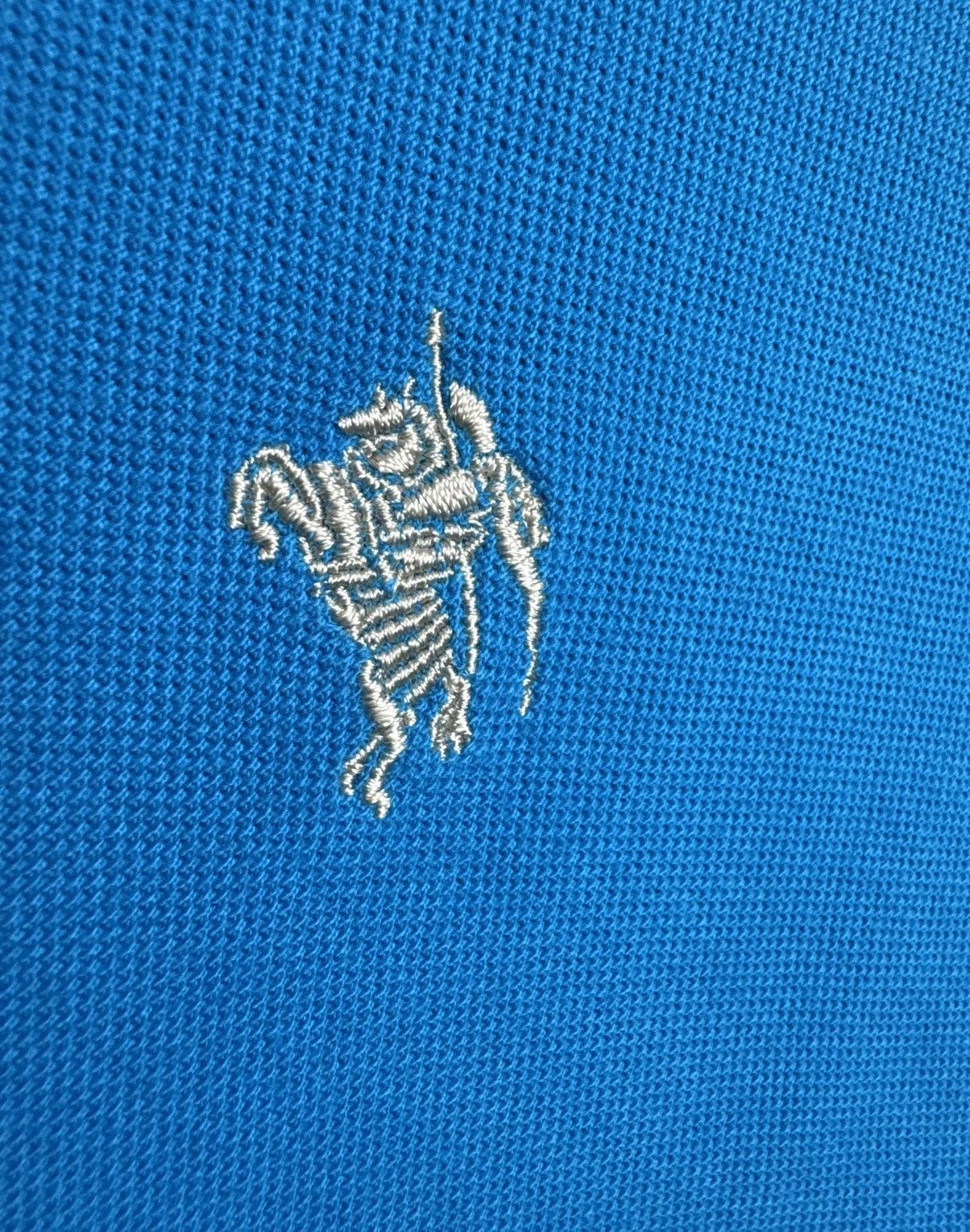Burberry Burberry Luxury Blue Polo Shirt Size M Vintage Size US M / EU 48-50 / 2 - 5 Thumbnail