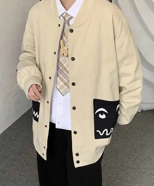 Other Rare cartoon pocket jacket graphic aesthetic Size US M / EU 48-50 / 2 - 7 Thumbnail