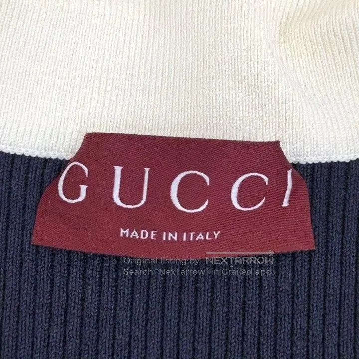 Gucci Gucci Colorblock Logo Stripe Cotton Sweater. Size US M / EU 48-50 / 2 - 6 Thumbnail