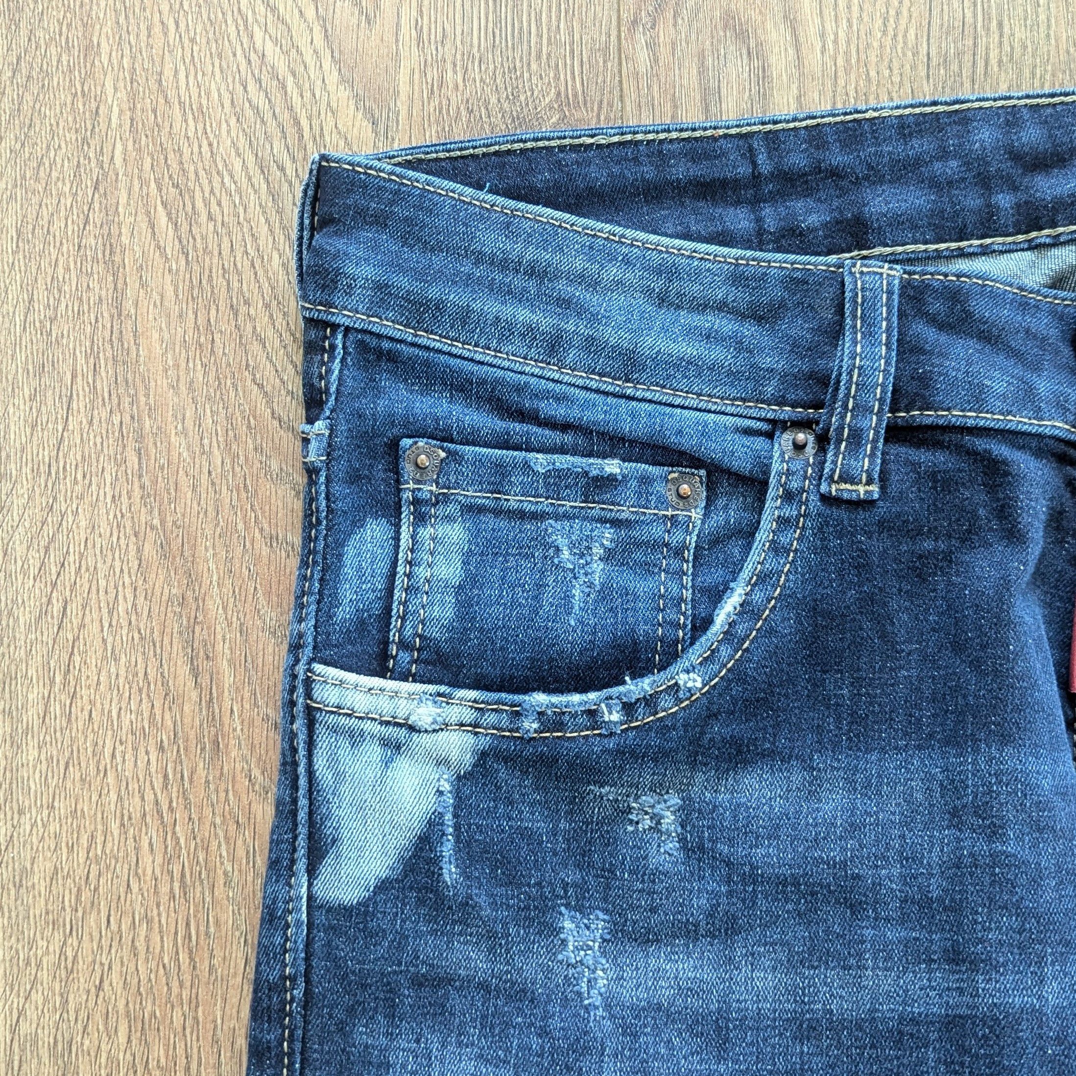 Dsquared2 Dsquared2 Blue Distressed Kenny Twist Men's Made In Italy Size US 28 / EU 44 - 5 Thumbnail