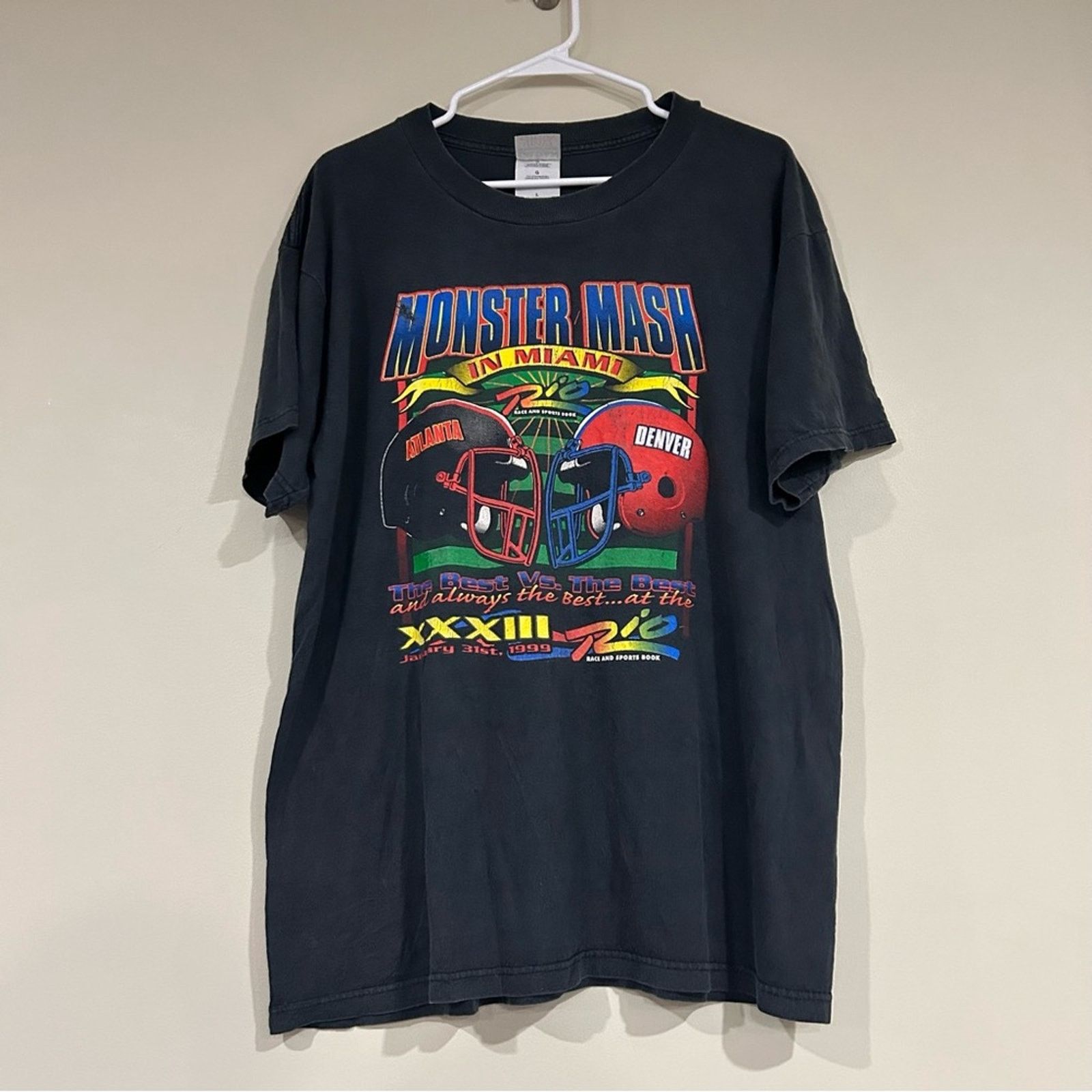 Gildan Vintage Monster Mash In Miami 1999 Shirt Size US L / EU 52-54 / 3 - 1 Thumbnail