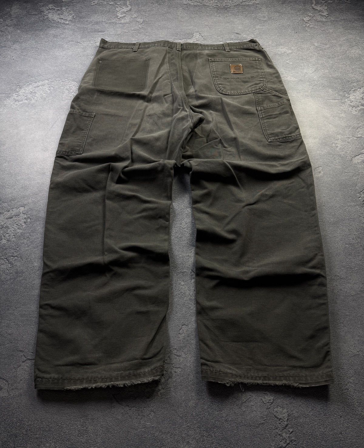 Other Vintage USA 90s Carhartt Faded Gray Work Hype Baggy Jeans Size US 44 / EU 60 - 1 Thumbnail