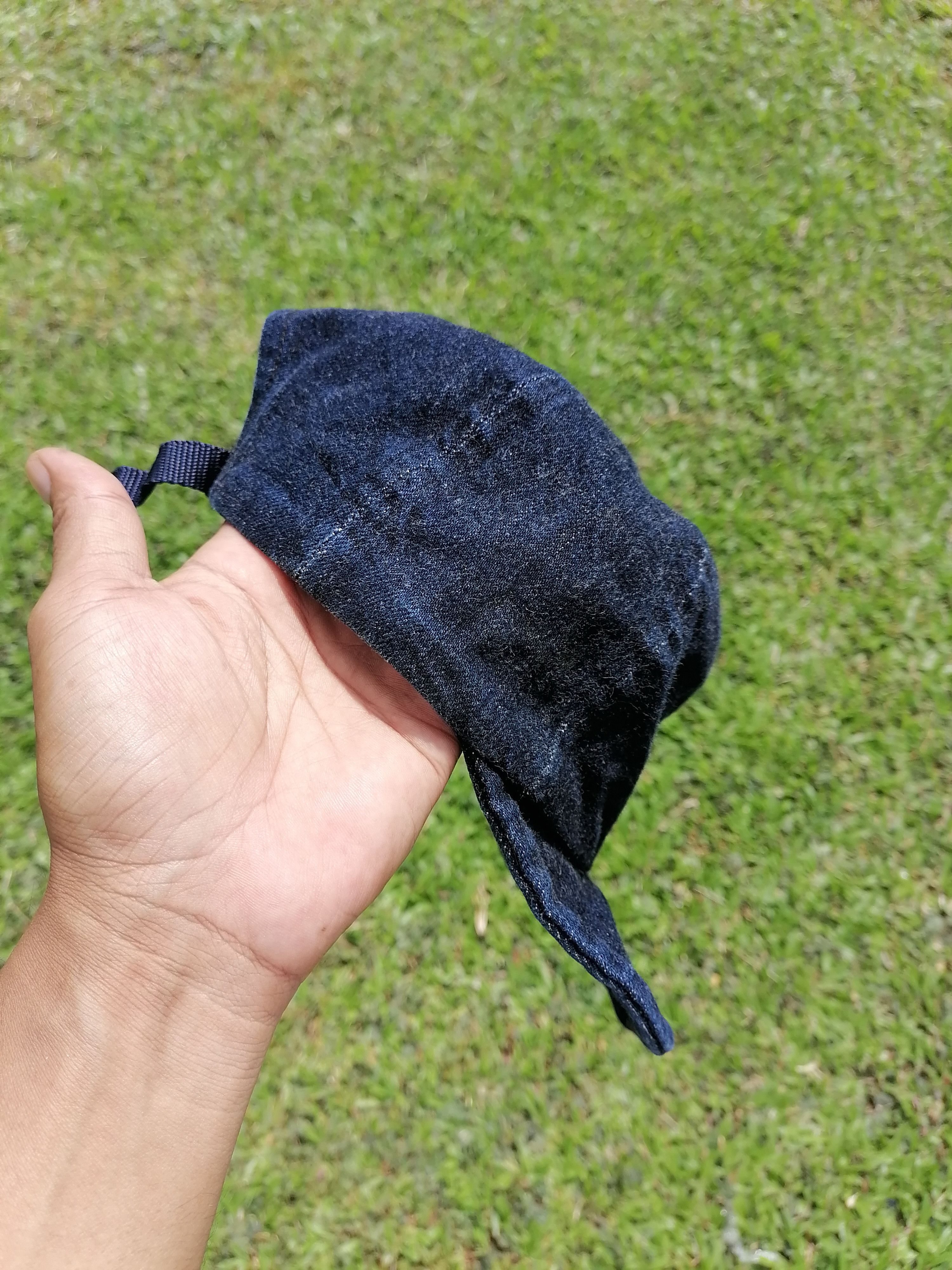 Indigo × Japanese Brand Save Japan Made Indigo Dyed Denim Cap Size ONE SIZE - 3 Thumbnail