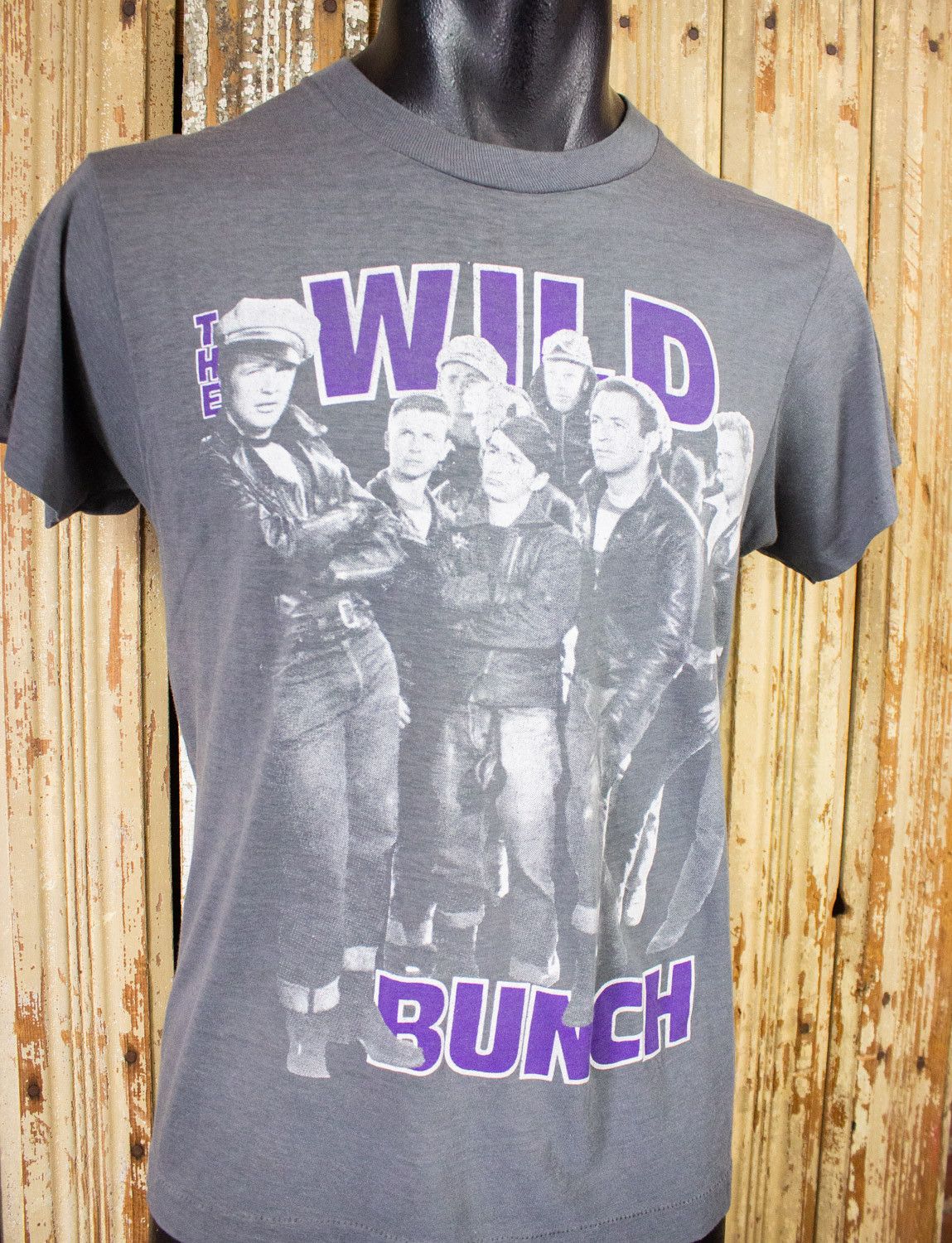 Vintage Vintage The Wild Bunch Graphic Movie T Shirt 80s Size US M / EU 48-50 / 2 - 2 Thumbnail
