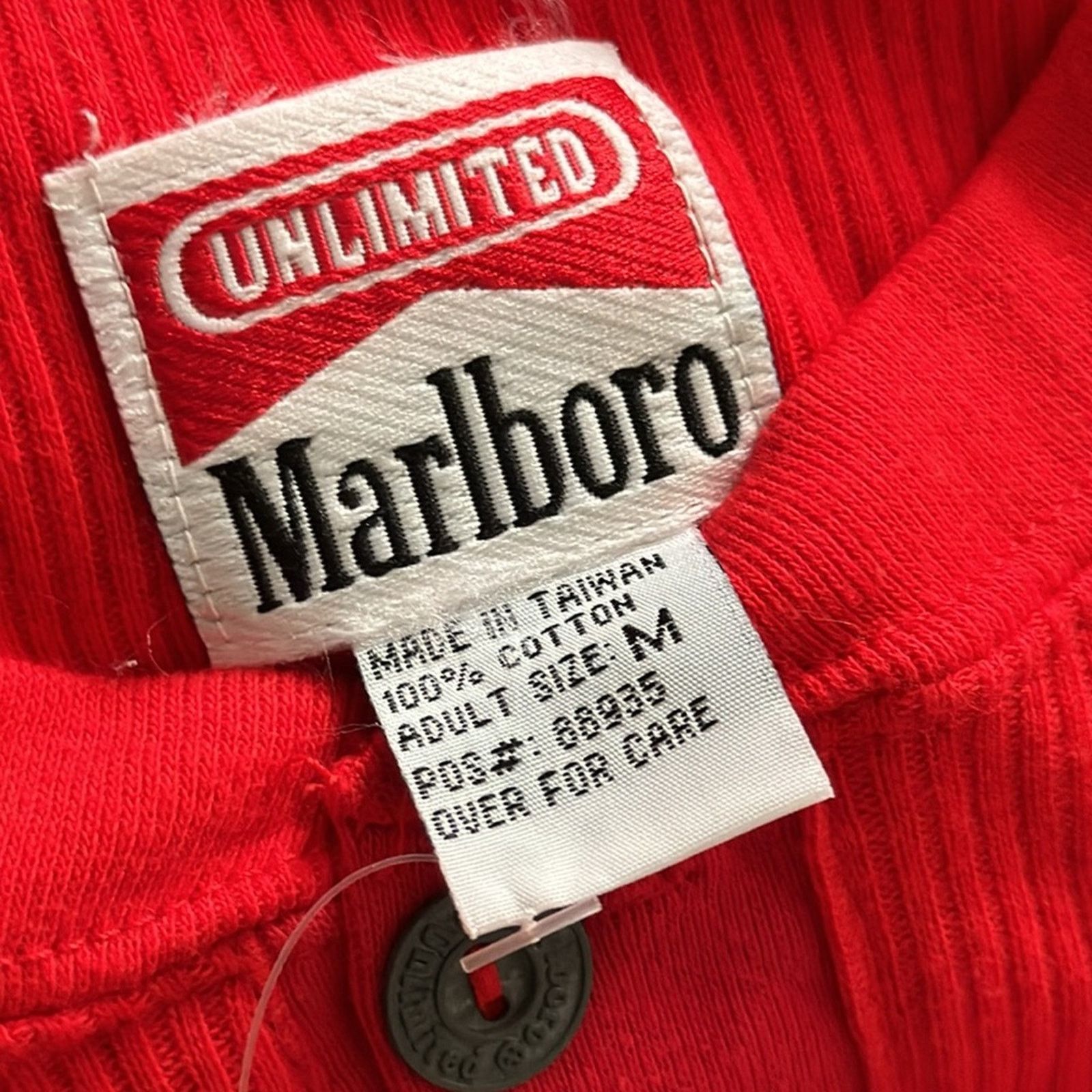 Marlboro VTG Marlboro Long Sleeve Ribbed Tee Size US L / EU 52-54 / 3 - 6 Thumbnail