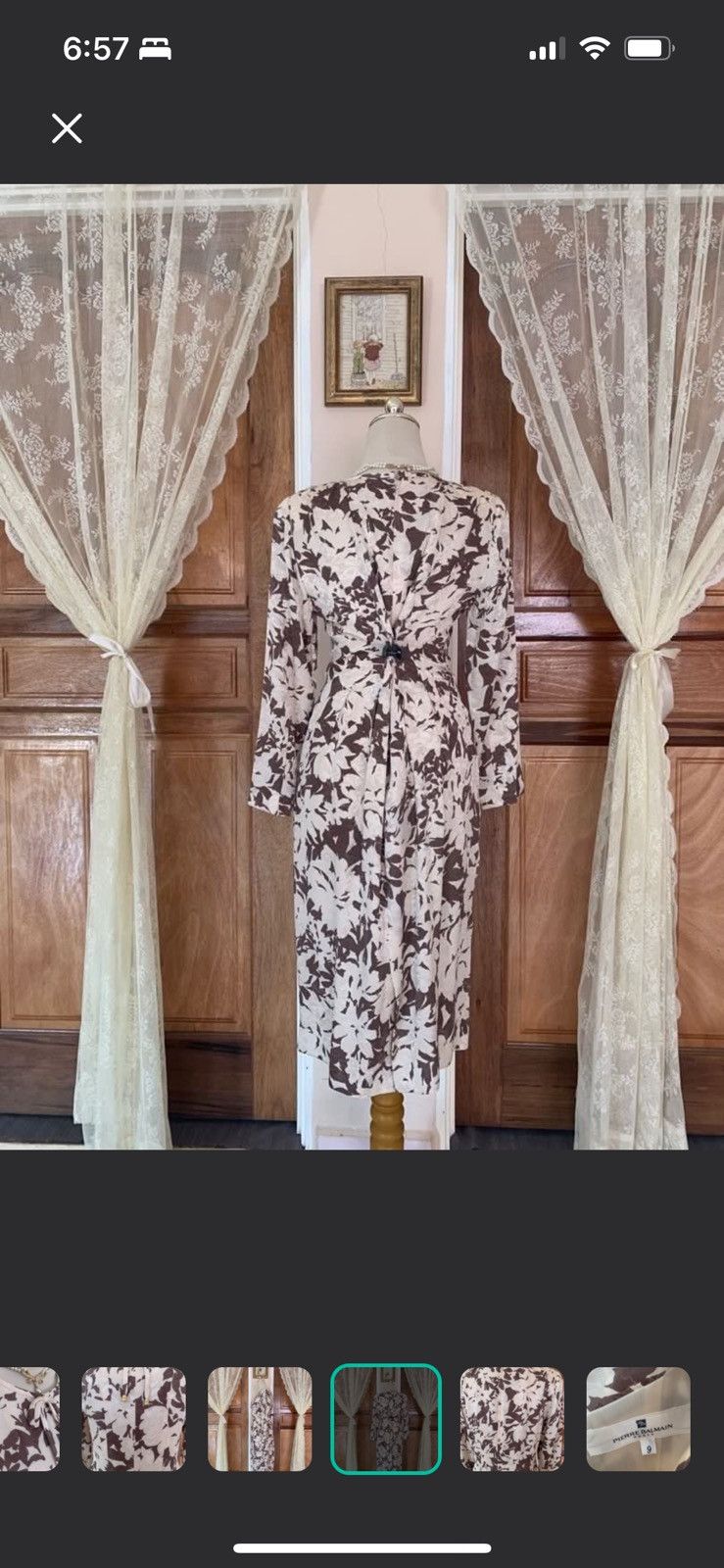 Pierre Balmain Pierre Balmain Vintage Silk Dress Size M / US 6-8 / IT 42-44 - 7 Thumbnail