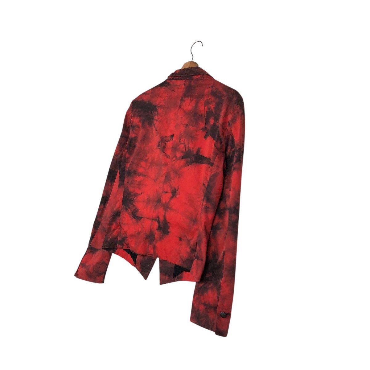 Japanese Brand 📌Cropped Biker Jacket Sos Te Nuto Acid Wash Issey Miyake Size US M / EU 48-50 / 2 - 11 Thumbnail
