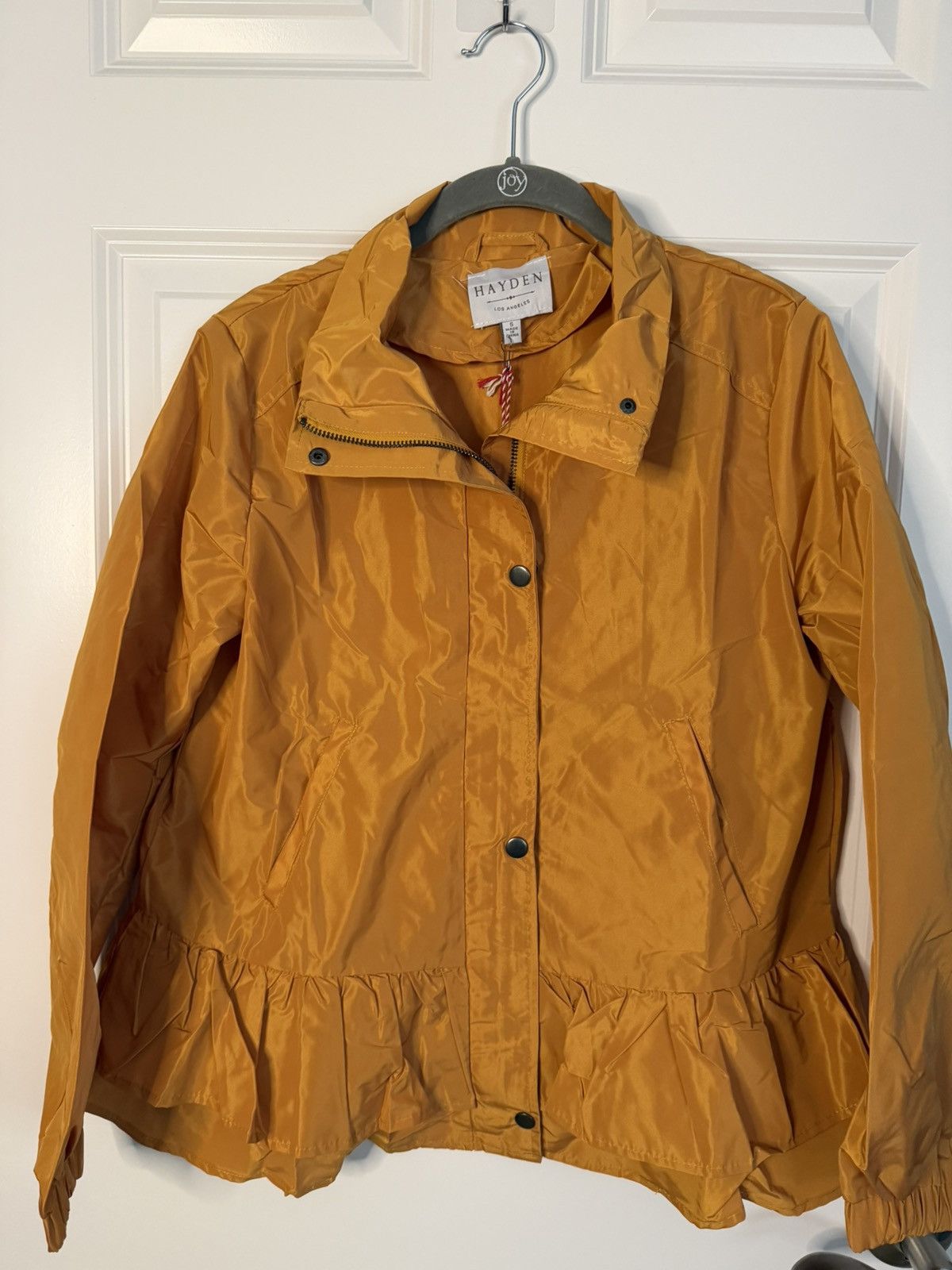 Other Hayden Los Angeles Honey Ruffle Peplum Jacket Lightweight Size M / US 6-8 / IT 42-44 - 1 Thumbnail