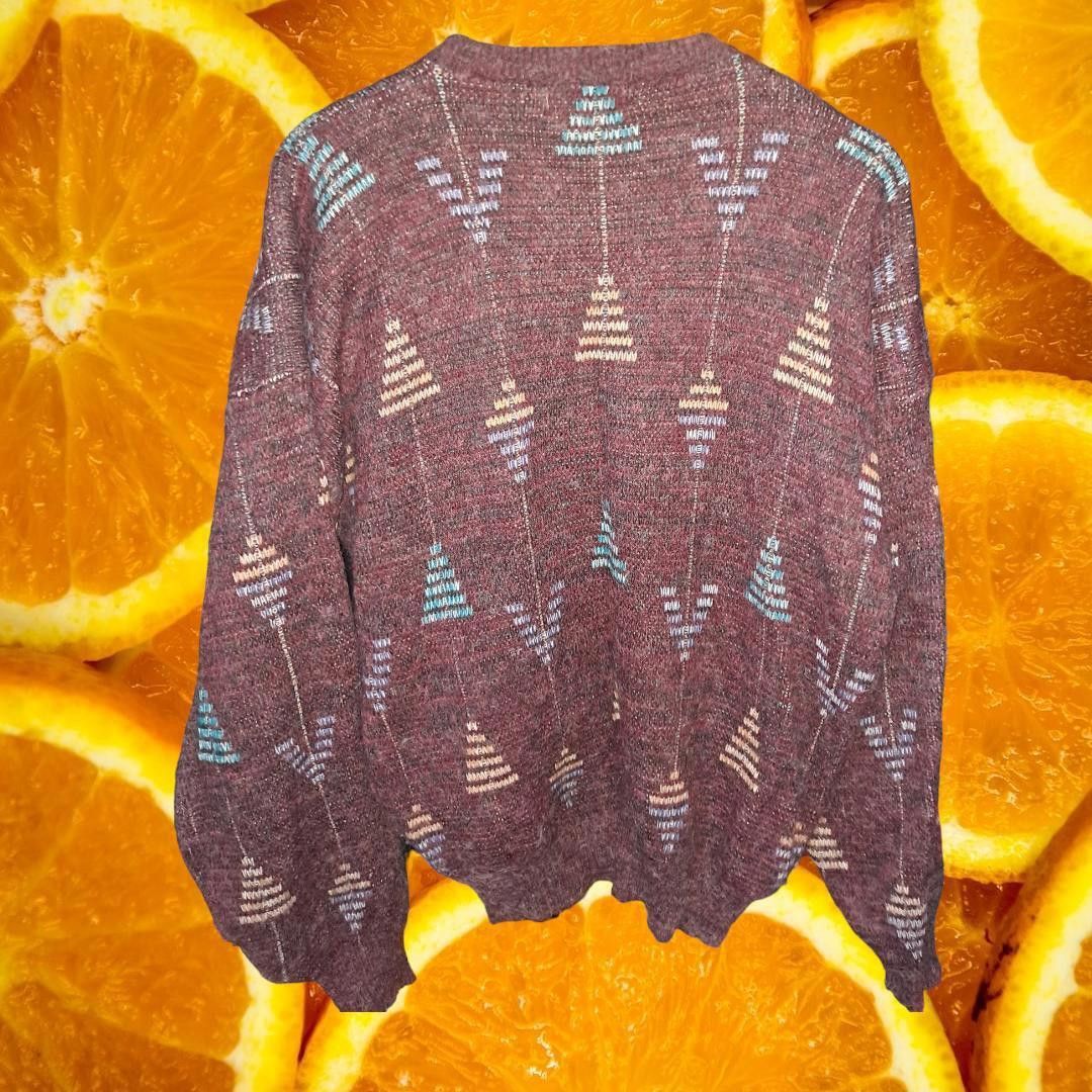 McGregor Vintage VTG McGregor Maroon with Tree Design Crew Neck Sweat Size US L / EU 52-54 / 3 - 7 Thumbnail