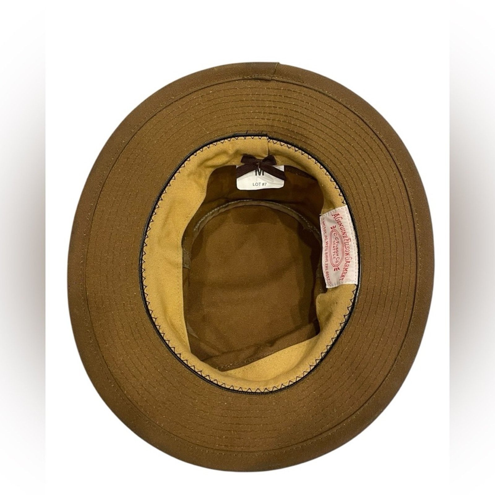 Filson Filson Brown Men's Bucket Hat Size ONE SIZE - 4 Thumbnail