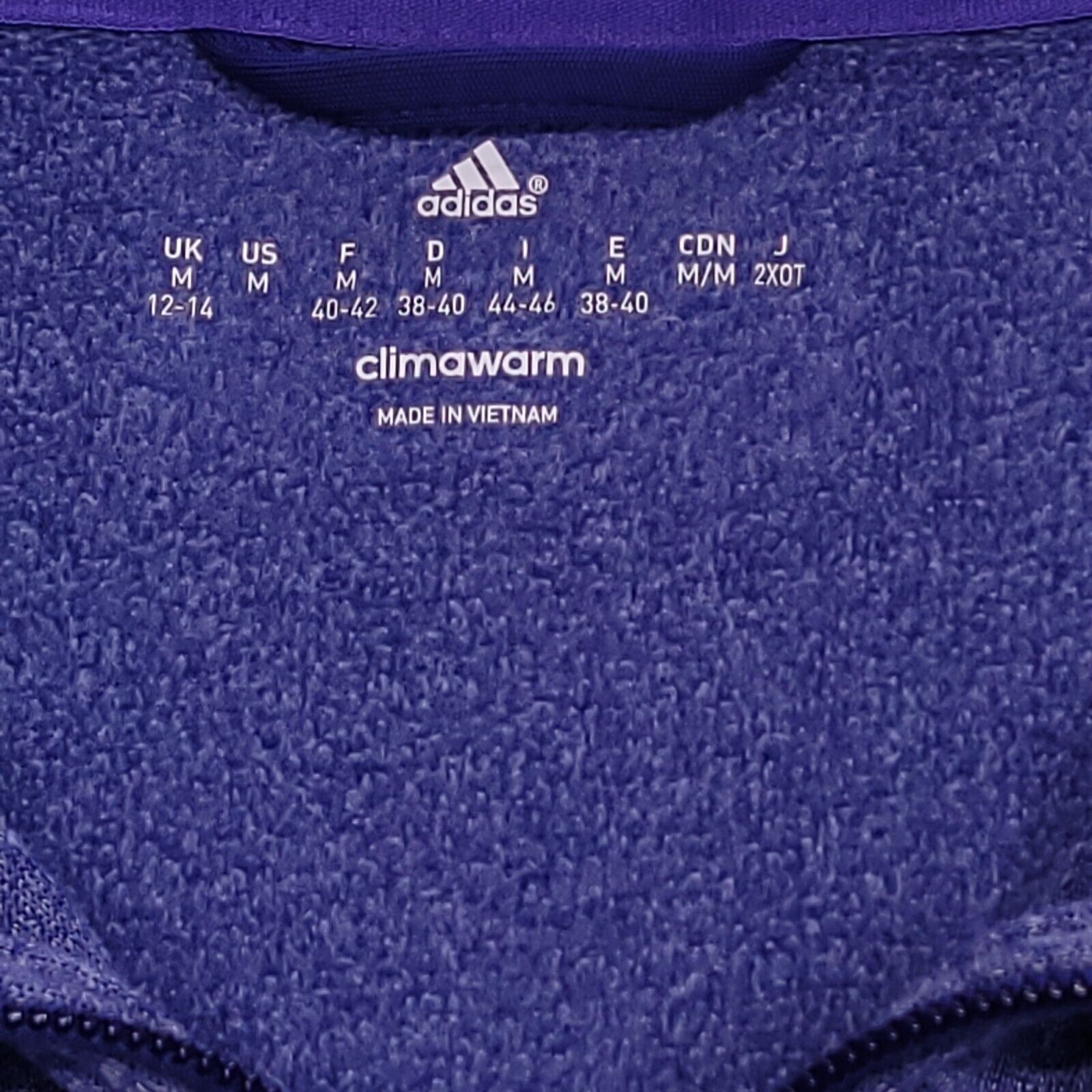 Adidas Adidas Climawarm Zip Up Pullover Jacket Womens Size M Purple Size M / US 6-8 / IT 42-44 - 3 Thumbnail