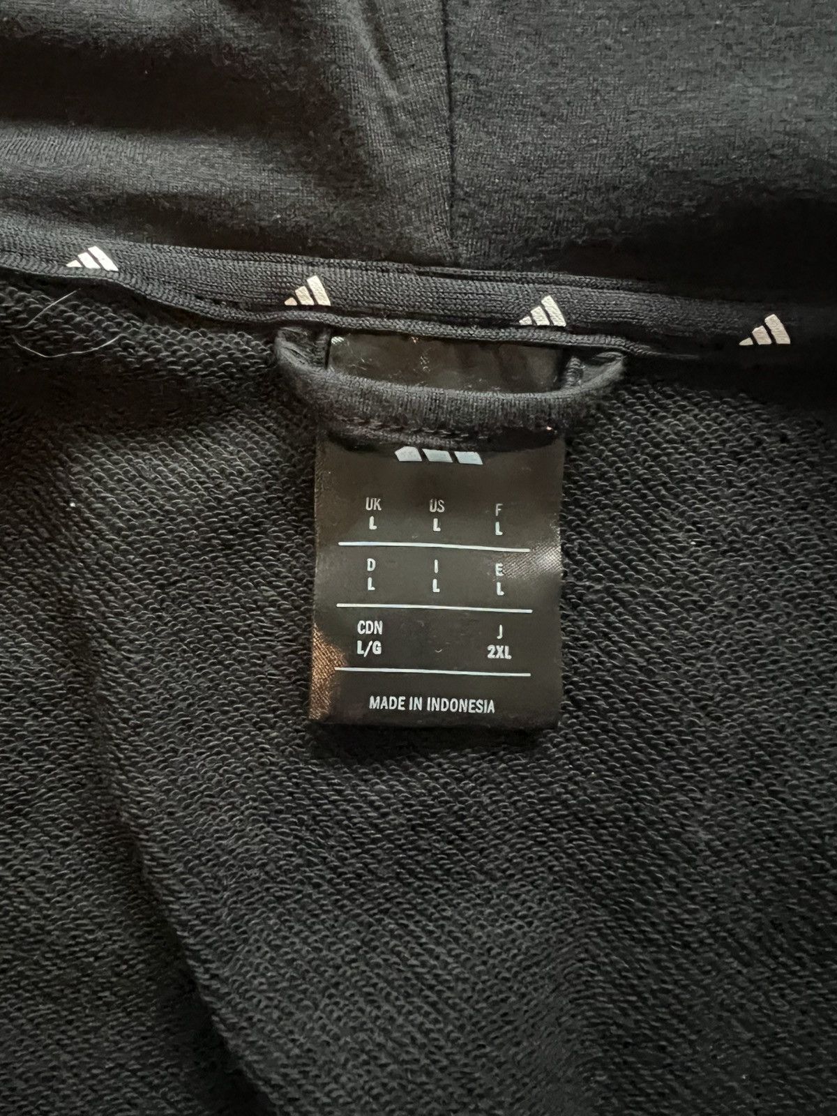 Adidas Adidas black zip up hoodie Size US L / EU 52-54 / 3 - 2 Thumbnail