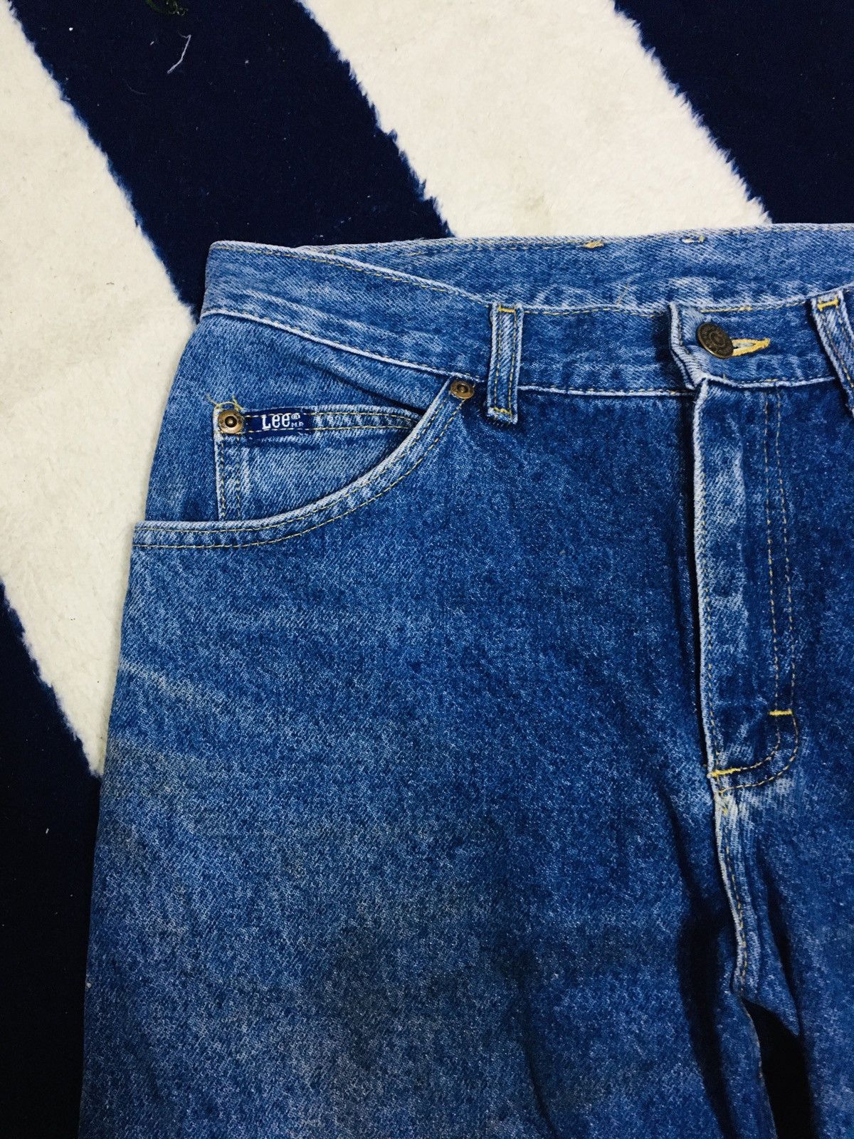 Japanese Brand × Lee Lee Straight Cut Jeans (17) Size US 29 - 5 Thumbnail