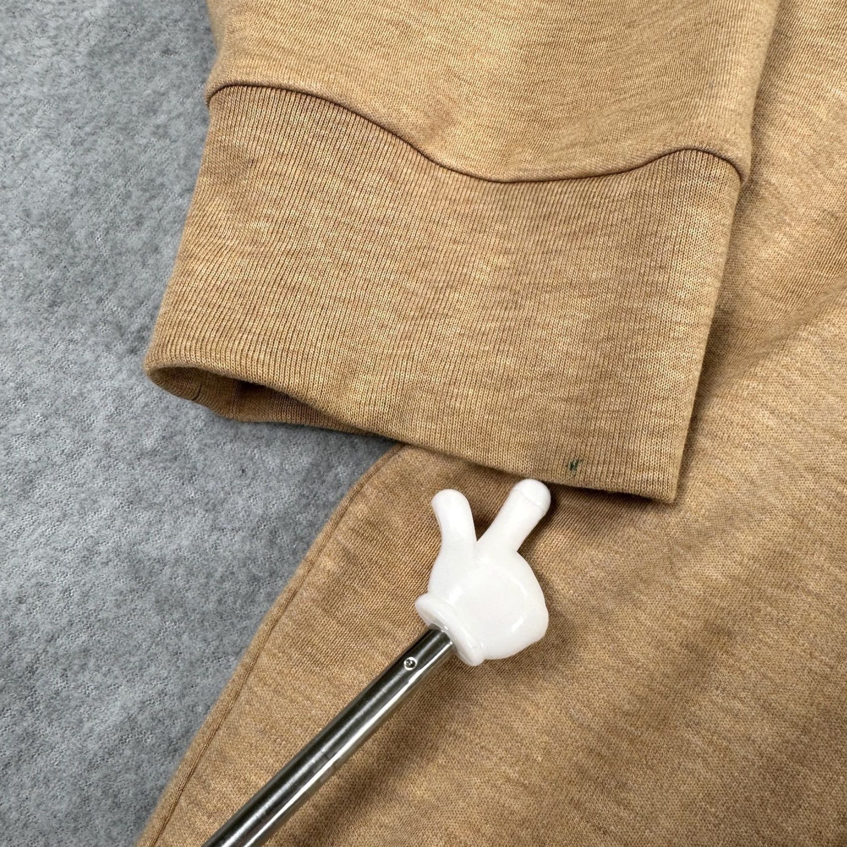 Polo Ralph Lauren VINTAGE Polo Ralph Lauren Polo Shirt Mens 2XLT Beige Big & Tall Long Sleeve Knit Cotton Size US XXL / EU 58 / 5 - 5 Thumbnail