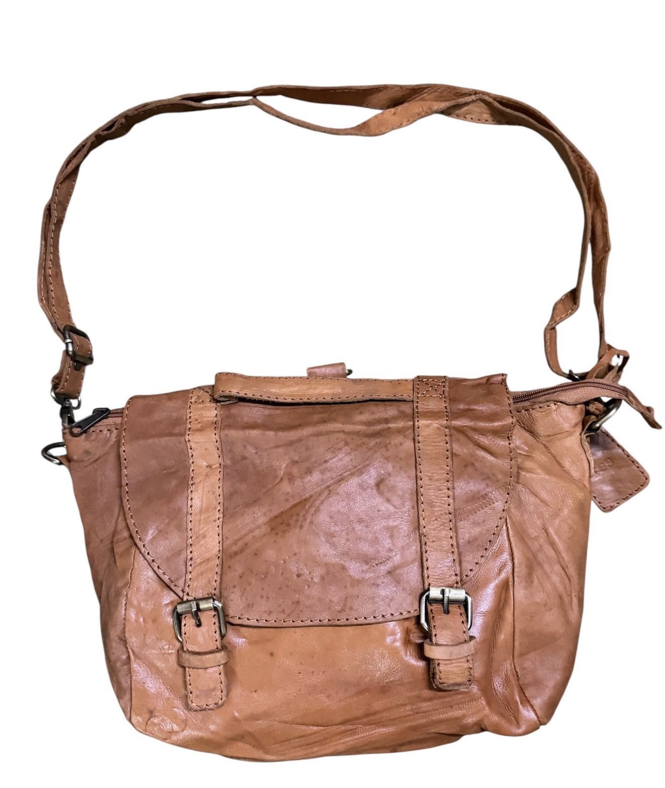Japanese Brand Crossbody Leather Bag / Shoulder Bag Size ONE SIZE - 1 Thumbnail