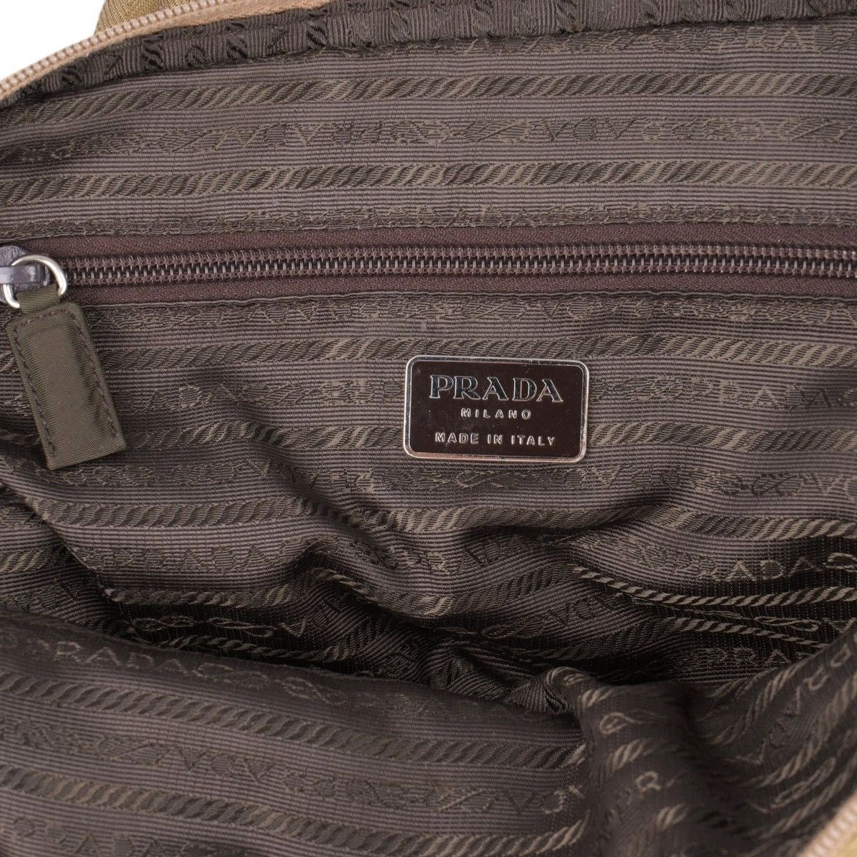 Prada Prada Nylon Triangle Handbag – Beige Size ONE SIZE - 8 Thumbnail