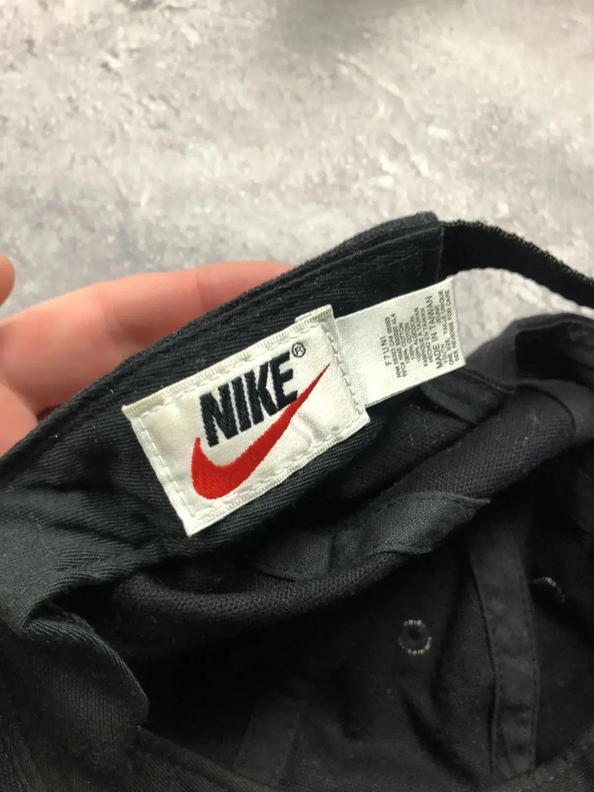 Nike NIKE Vintage 1990s Double Big Logo Streetwear Hype Rare Cap Size ONE SIZE - 6 Thumbnail
