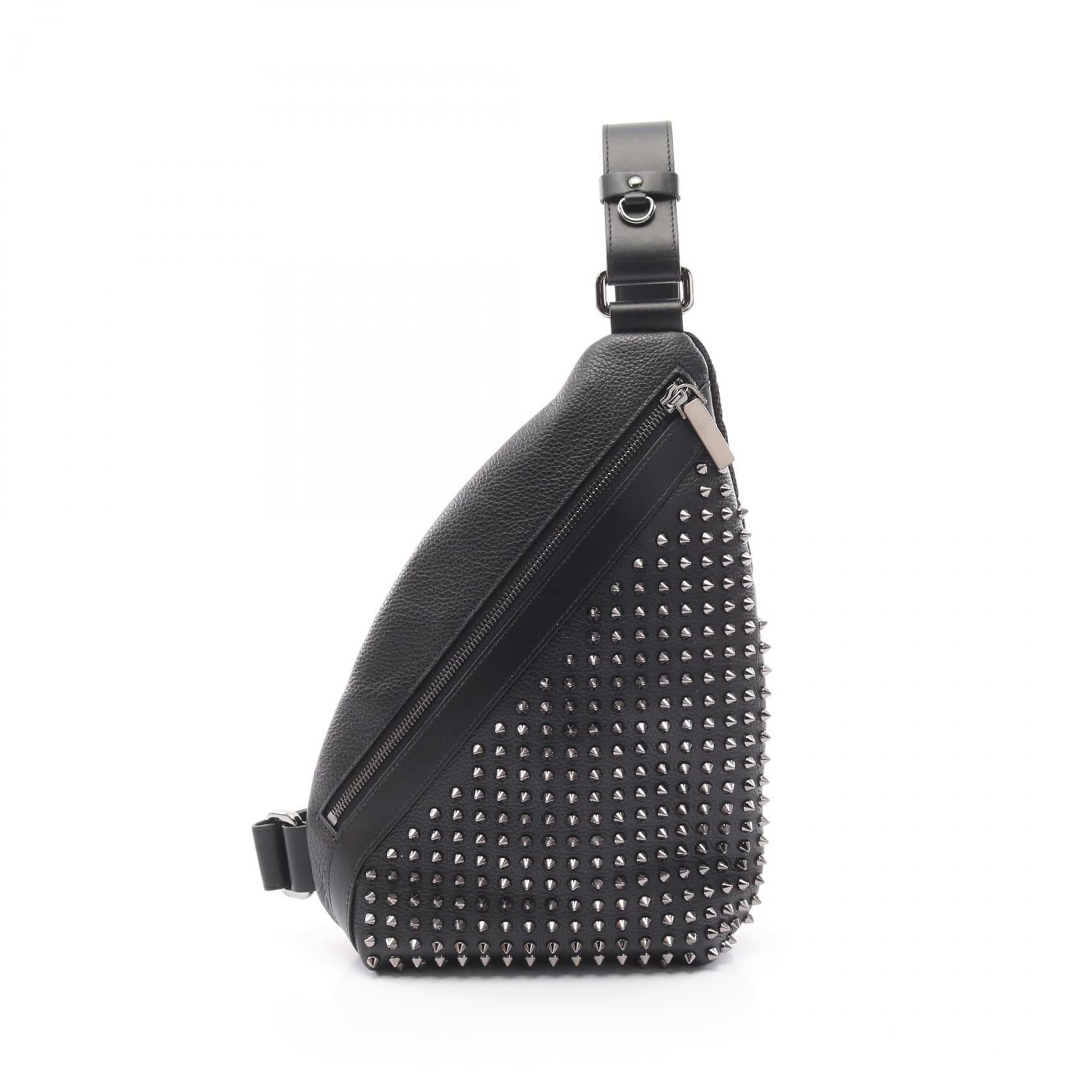 Christian Louboutin Christian Louboutin Funky Body Bag Leather Black Size ONE SIZE - 1 Thumbnail