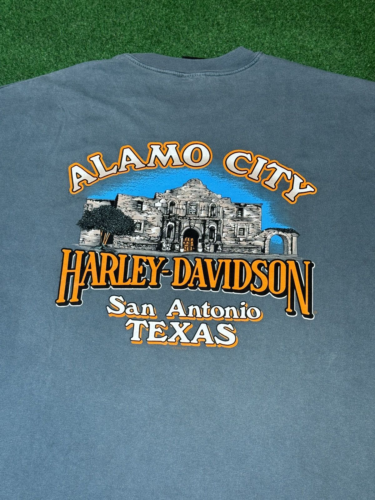Harley Davidson × Vintage Vtg 90s Harley Davidson 1999 San Antonio Texas Biker T Shirt Size US XL / EU 56 / 4 - 6 Thumbnail