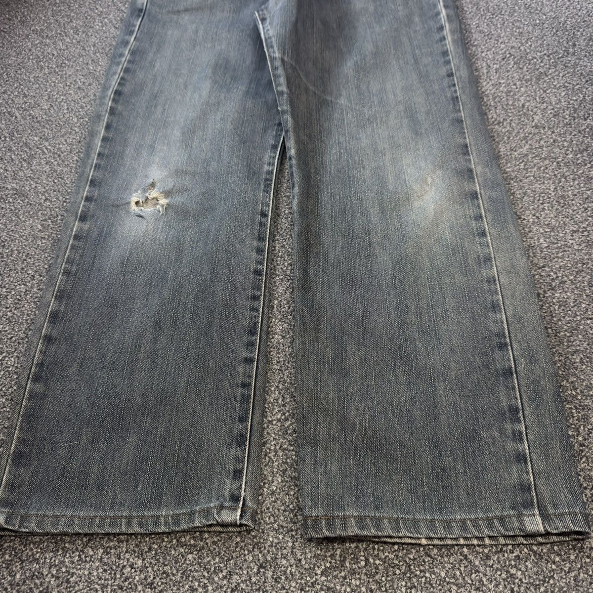Seditionaries 🇯🇵 Vintage 90s Japanese Baggy Edwin 404 Rusty Washed Denim Size US 33 - 5 Thumbnail