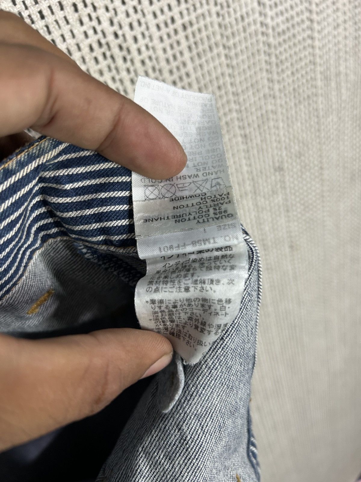 Tsumori Chisato Vintage tsumori chisato issey miyake high front denim Size US 32 / EU 48 - 10 Thumbnail