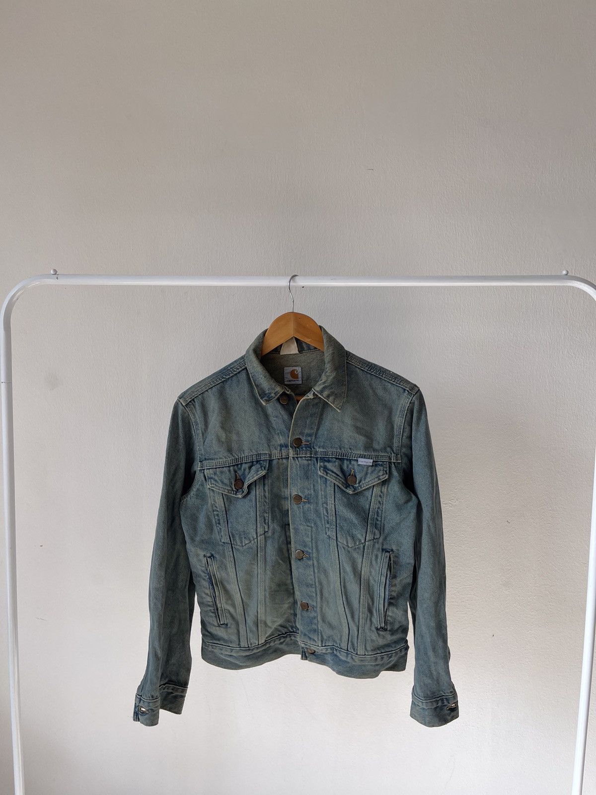 Carhartt × Vintage 1889-1989 100year Carhartt Denim Jacket Size US S / EU 44-46 / 1 - 3 Thumbnail