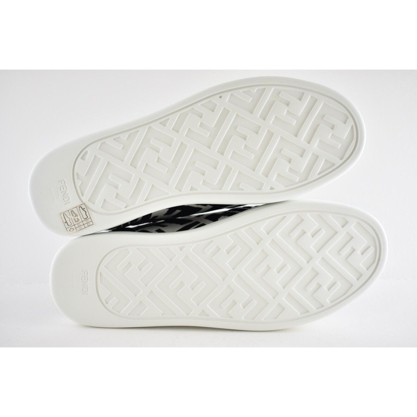Fendi Fendi Vertigo Black Low Top Trainer Slip On Sneaker 37.5 Size US 7.5 / IT 37.5 - 12 Thumbnail