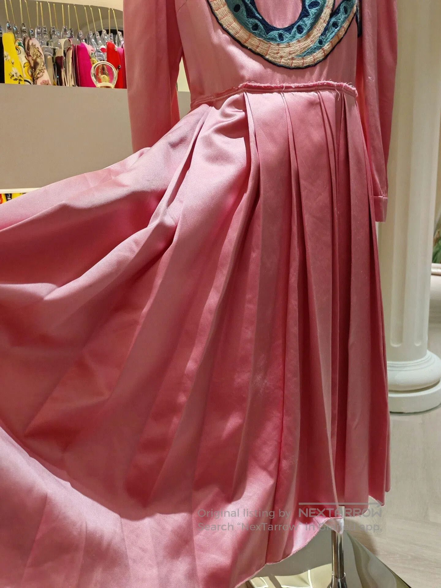 Gucci Gucci Pink Satin Dress Size 42. Size M / US 6-8 / IT 42-44 - 4 Thumbnail