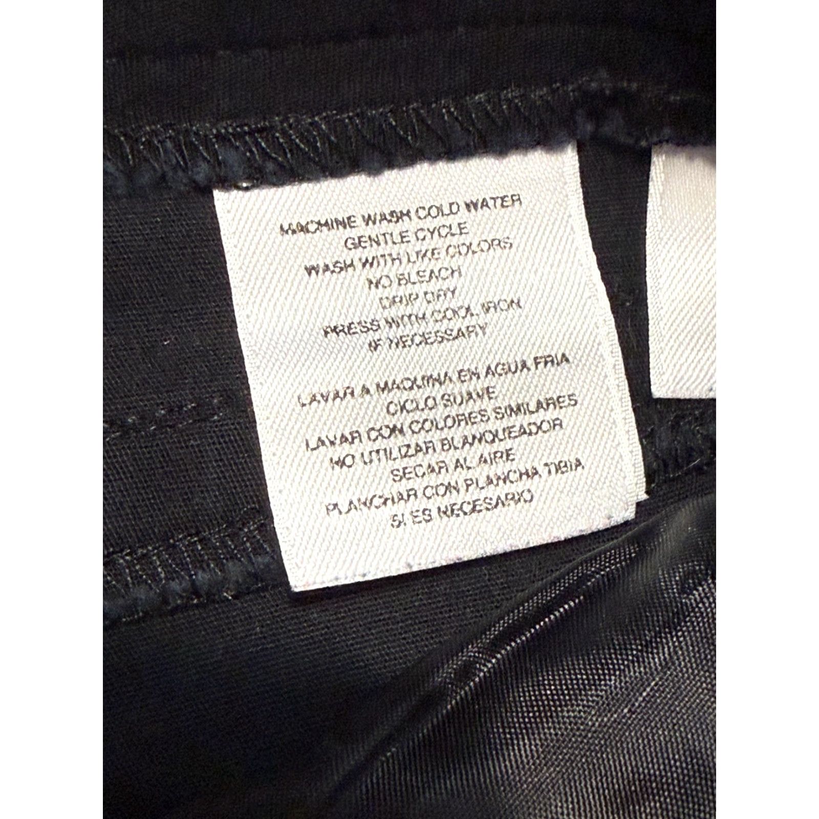 Anne Klein VINTAGE? No. Objectively: Anne Klein Jeans Women's Size 16 Black Ankle Straight Leg High Rise Denim Jeans Size 38" / US 16 / IT 52 - 5 Thumbnail