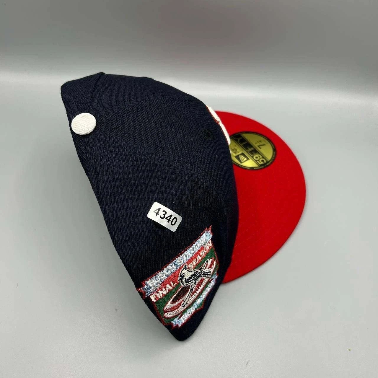New Era St. Louis Cardinals Hat Men 7 1/4 Navy Red MLB Fitted Cap Size ONE SIZE - 9 Thumbnail