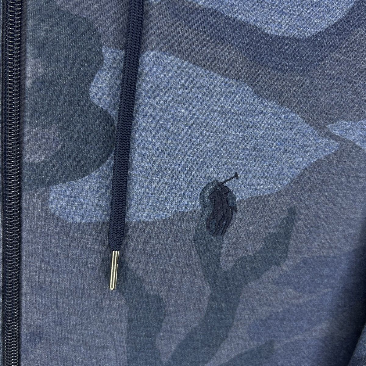 Polo Ralph Lauren Polo Ralph Lauren Navy Hoodie Zip Camo Sweatshirt Logo Size US S / EU 44-46 / 1 - 6 Thumbnail